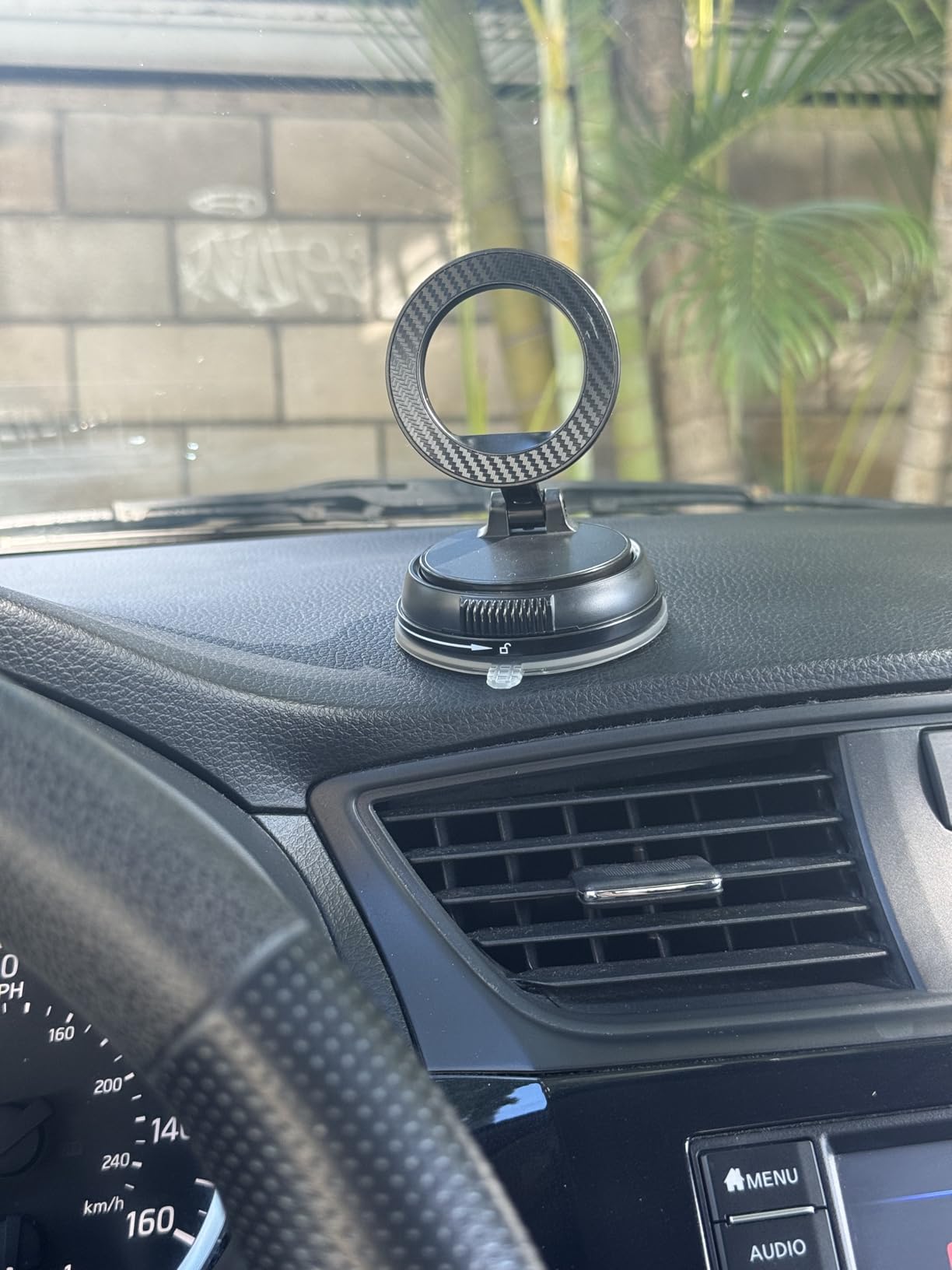 ANDERY Car Phone Holder for Magsafe [78+LBS Strongest Suction & 2400gf Magnetic] 360° Adjustable Car Phone Mount customer photo 2