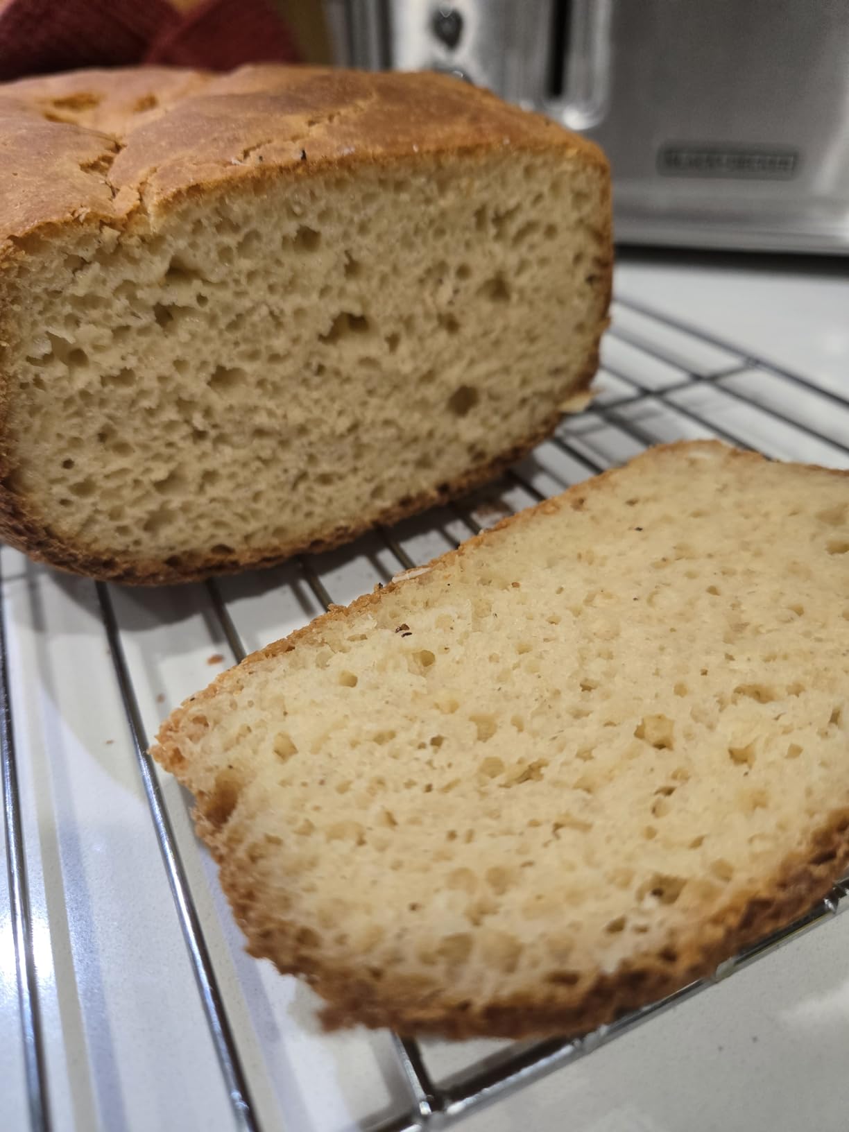 2LB Bread Maker Machine, OSIPOTO 17 in 1 Automatic Stainless Steel Bread Machine, Non-stick, Beginner-Friendly Controls, 15 Hour Timer, Easy to Clean Low Noise, High Success Rate for Homemade Bread customer photo 2