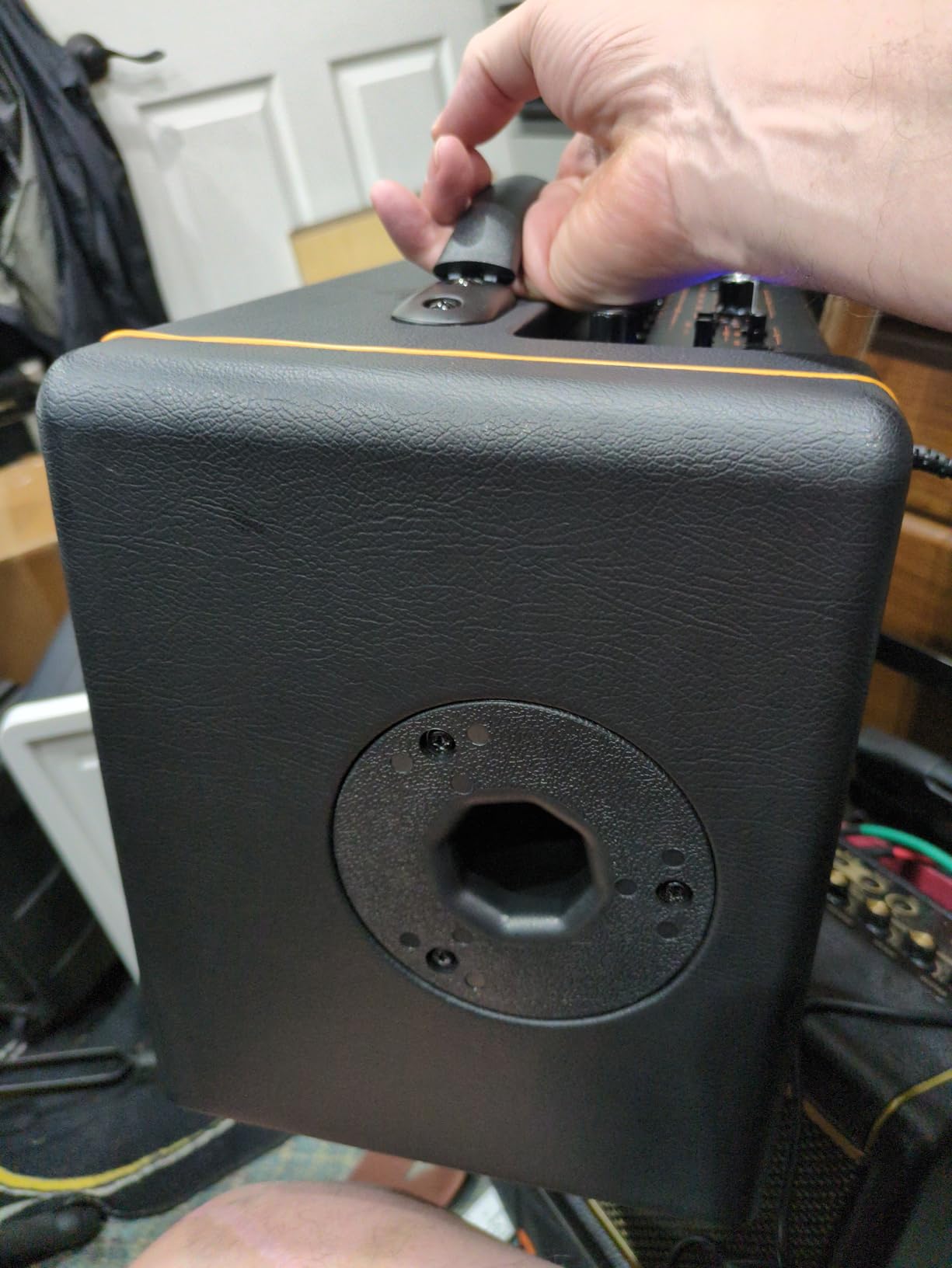 JOYO 40W Guitar Amp for Acoustic Guitar Built-in Bluetooth and Battery with Reverb Chorus Delay Effect for Outdoors and livehouse (AC-40S) customer photo 2