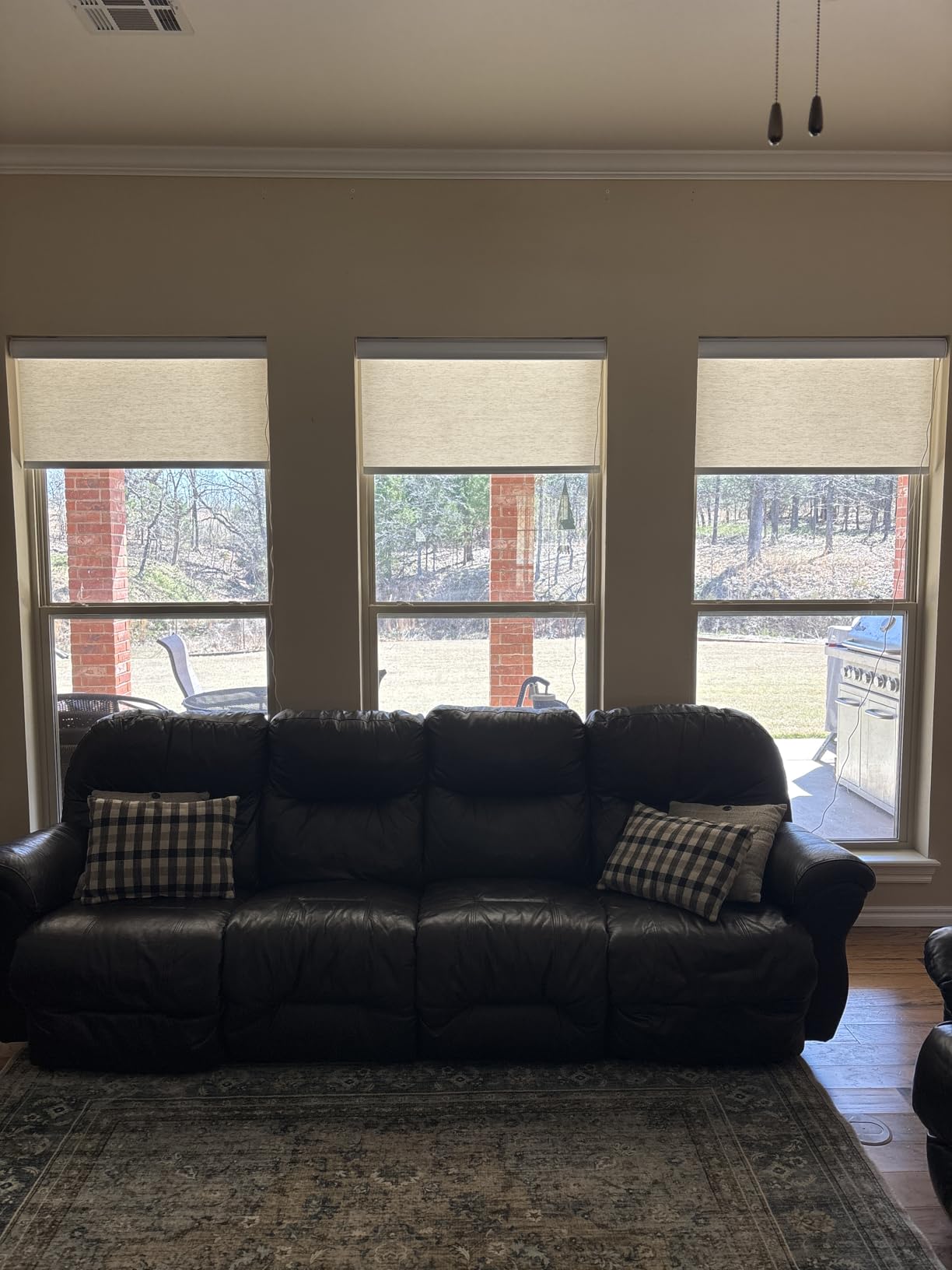 Kincmo Motorized Blinds with Remote, Light Filtering Roller Shades Work with Apple Homekit,Alexa,Google Home, Custom Electric Blinds with App,Voice Control customer photo 1
