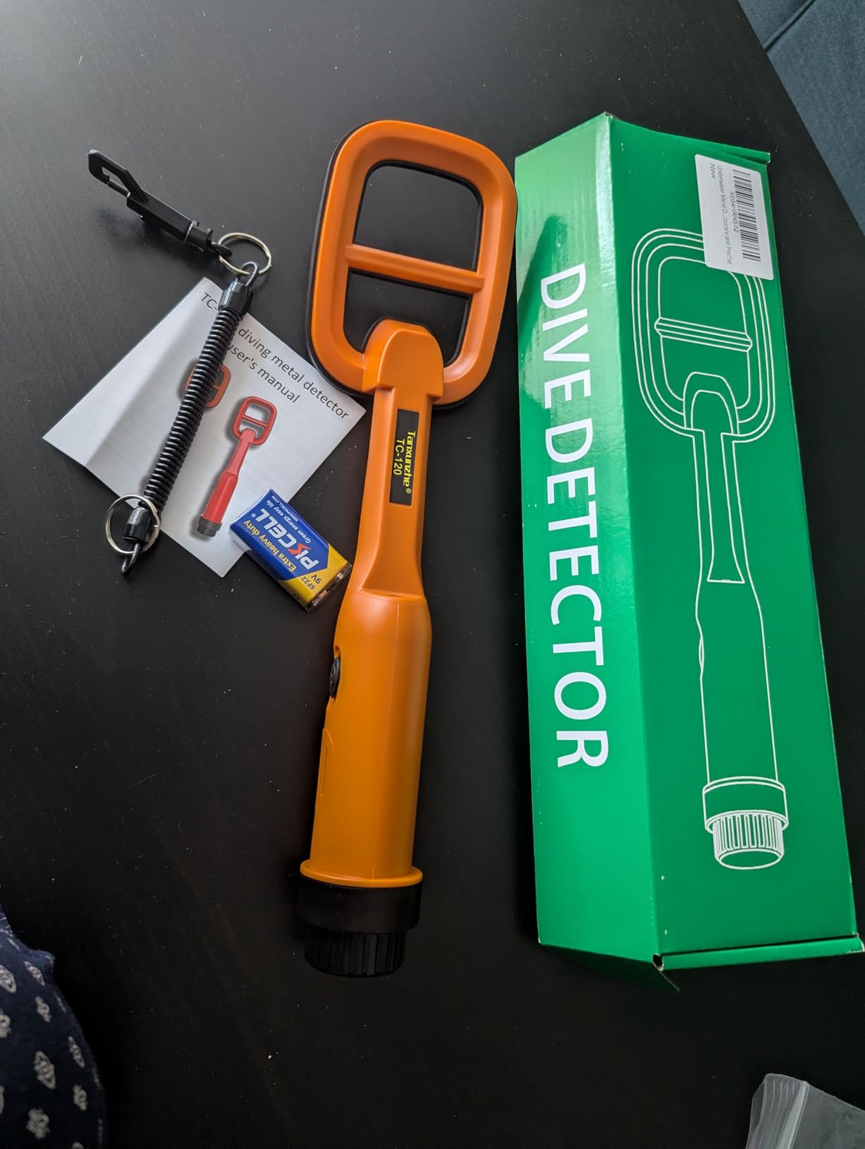 Underwater Metal Detector Submersive IP68 Fully Waterproof Metal Detector for Adults Under Water 100FT, Can detect All Metals with Large Coil, Accurate and Precise customer photo 1