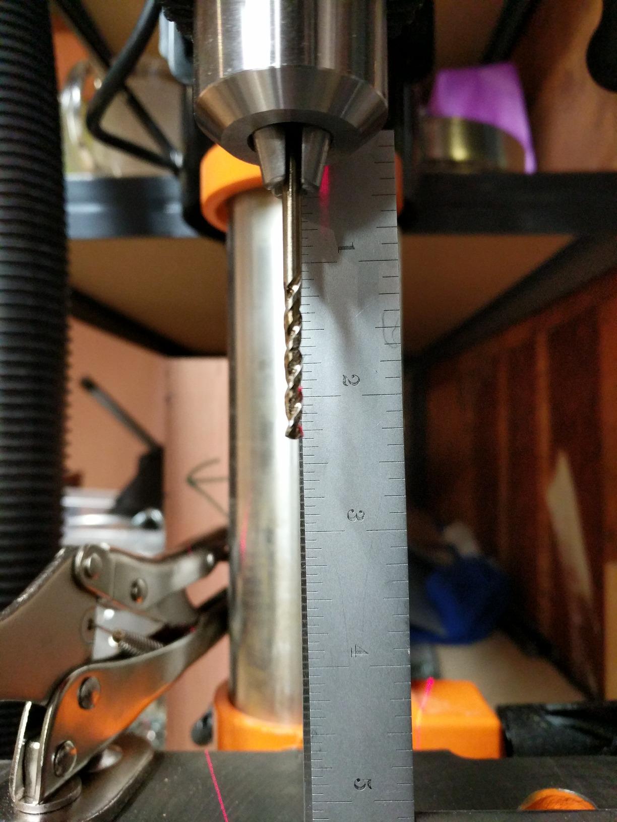 WEN 10-Inch Benchtop Drill Press, 6.2-Amp Variable Speed Motor with Cast Iron Construction, and Laser (DP1062V) customer photo 1