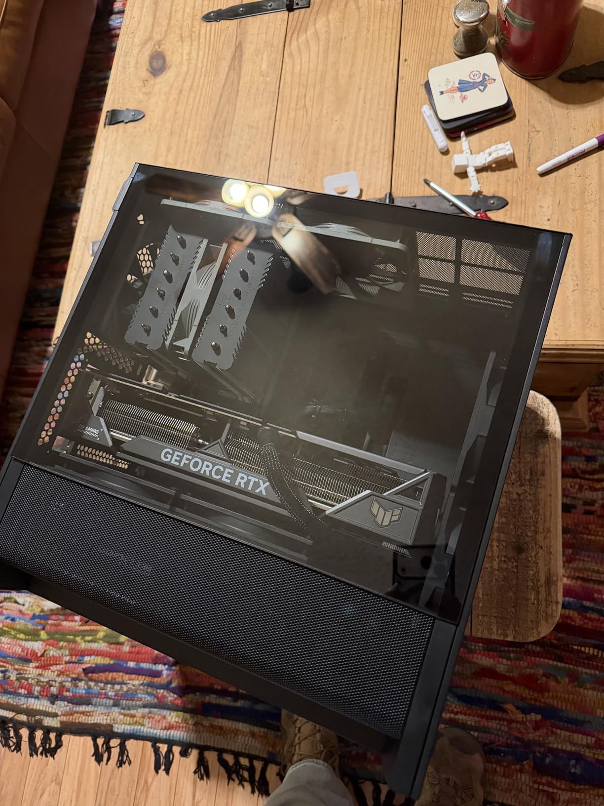 NZXT H3 Flow Micro-ATX PC Case - Optimized Airflow - Includes 1 x 120mm Rear Fan - Supports Full-Sized GPUs - Fits 280mm Front, 240mm Top Radiator - Back-Connect Motherboard - Black customer photo 2