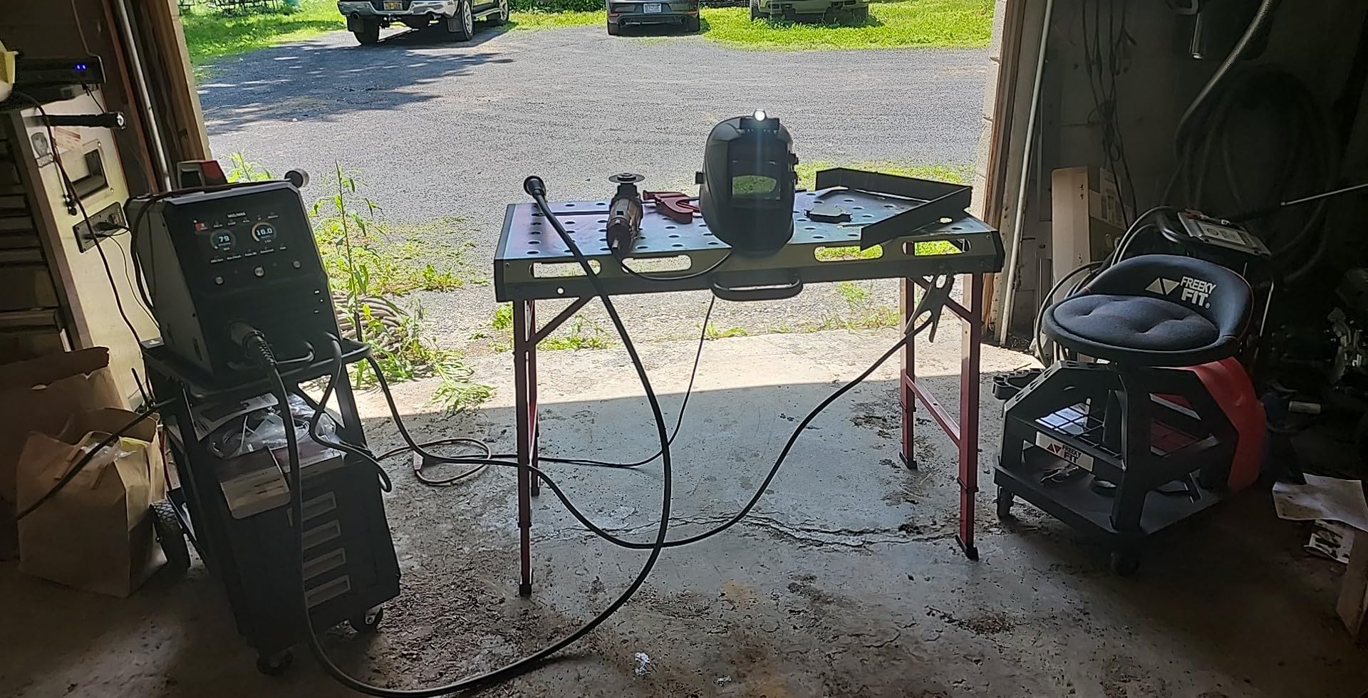 Goplus Portable Welding Table, 42