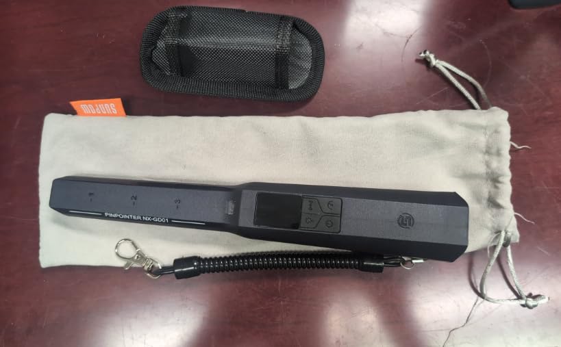 SUNPOW Metal Detector Pinpointer Rechargeable - 800mAh Battery for 15H Use - IP68 Fully Waterproof Handheld Wand - High Sensitivity 360° Detection - Treasure Hunting Tool for Adults & Kids - NXGD02 customer photo 1