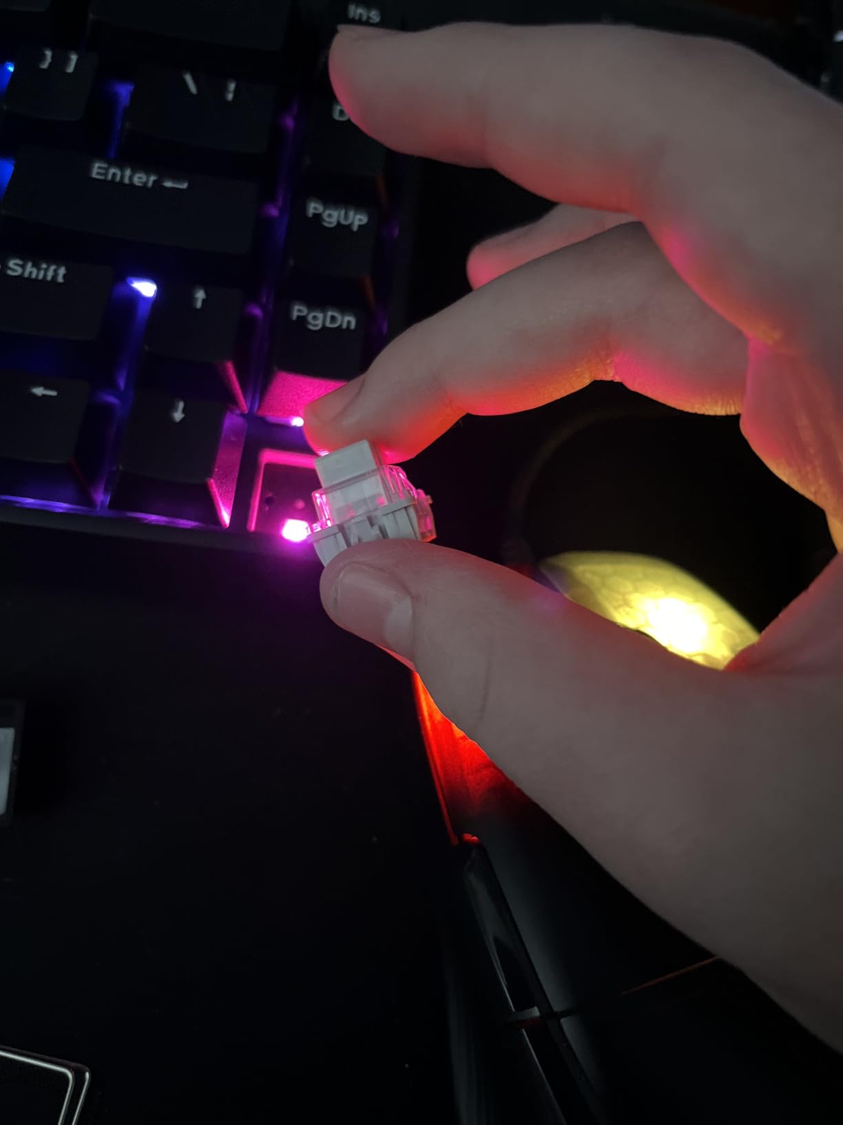 AULA WIN68 HE Mechanical Gaming Keyboard 60%, Hall Effect Magnetic Switch, Fast Trigger Mode Adjustable Actuation, 8000Hz Polling Rate, RGB Backlit, Wired Black Keyboard for Laptop/PC Gamer customer photo 1