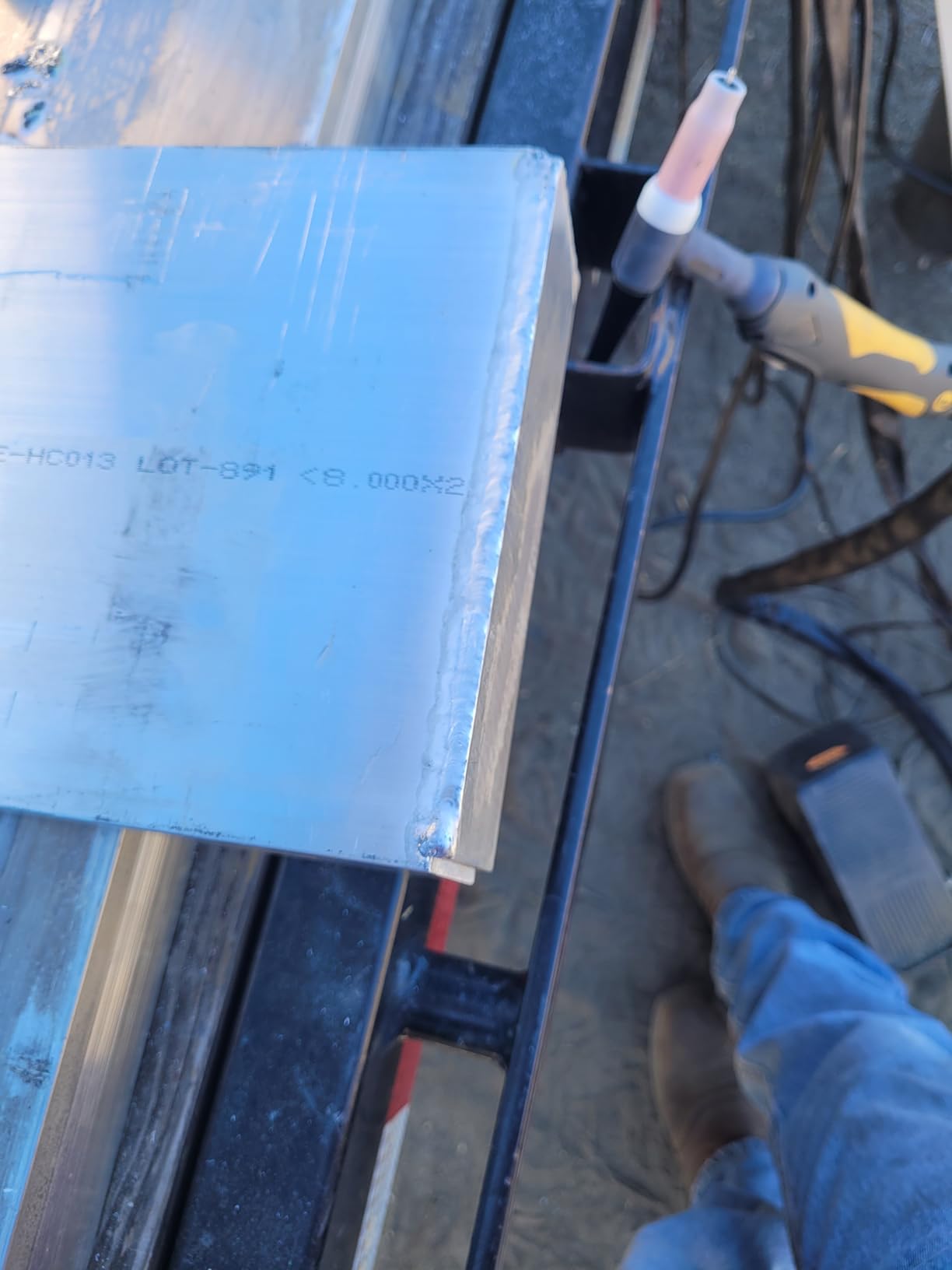 TOOLIOM 200A AC/DC TIG Welder with Pulse, Dual Voltage 110V/220V, Aluminum Welder with IGBT Inverter, Large LED Display, AC TIG/DC TIG/Pulse TIG/SPOT TIG/Stick Multiprocess Welding Machine customer photo 1