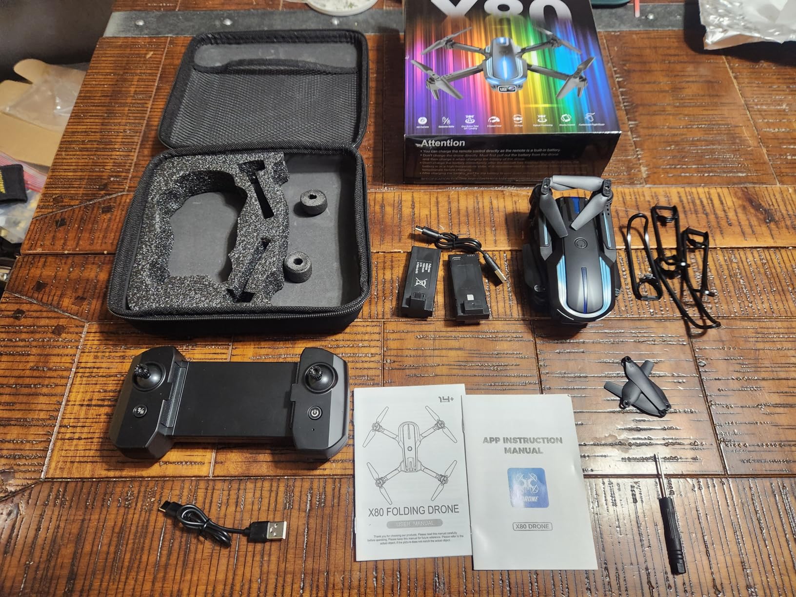 Drone with Camera for Adults Beginners Kids, Fun 1080P Foldable Mini Drone for Exciting Indoor Outdoor Play, RC Quadcopter with 2 Batteries, One Key Start, Easy to Fly, Altitude Hold, 3D Flips customer photo 1