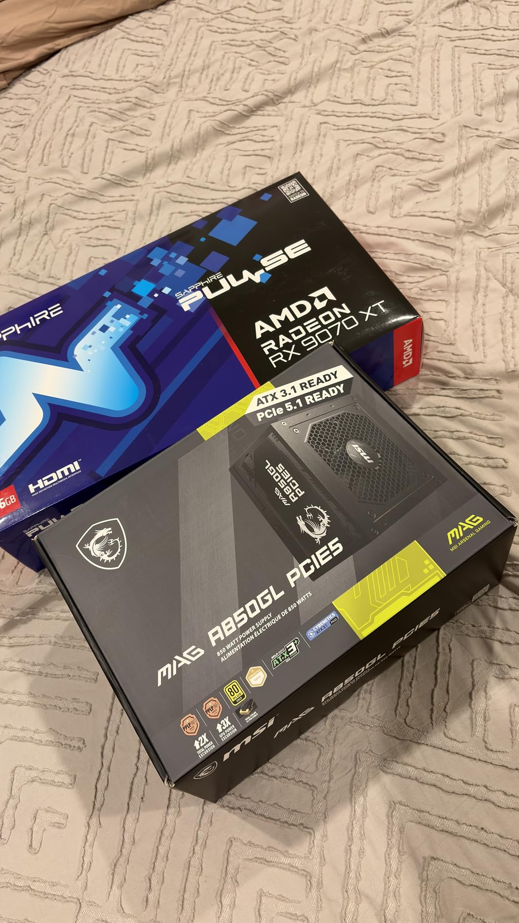 Sapphire 11348-03-20G Pulse AMD Radeon RX 9070 XT Gaming Graphics Card with 16GB GDDR6, AMD RDNA 4 customer photo 2