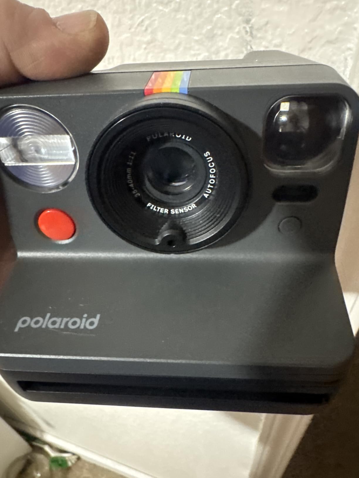 Polaroid Now 3rd Generation I-Type Instant Camera + Film Bundle - Now Black Camera + 16 Color Photos (6560) customer photo 1