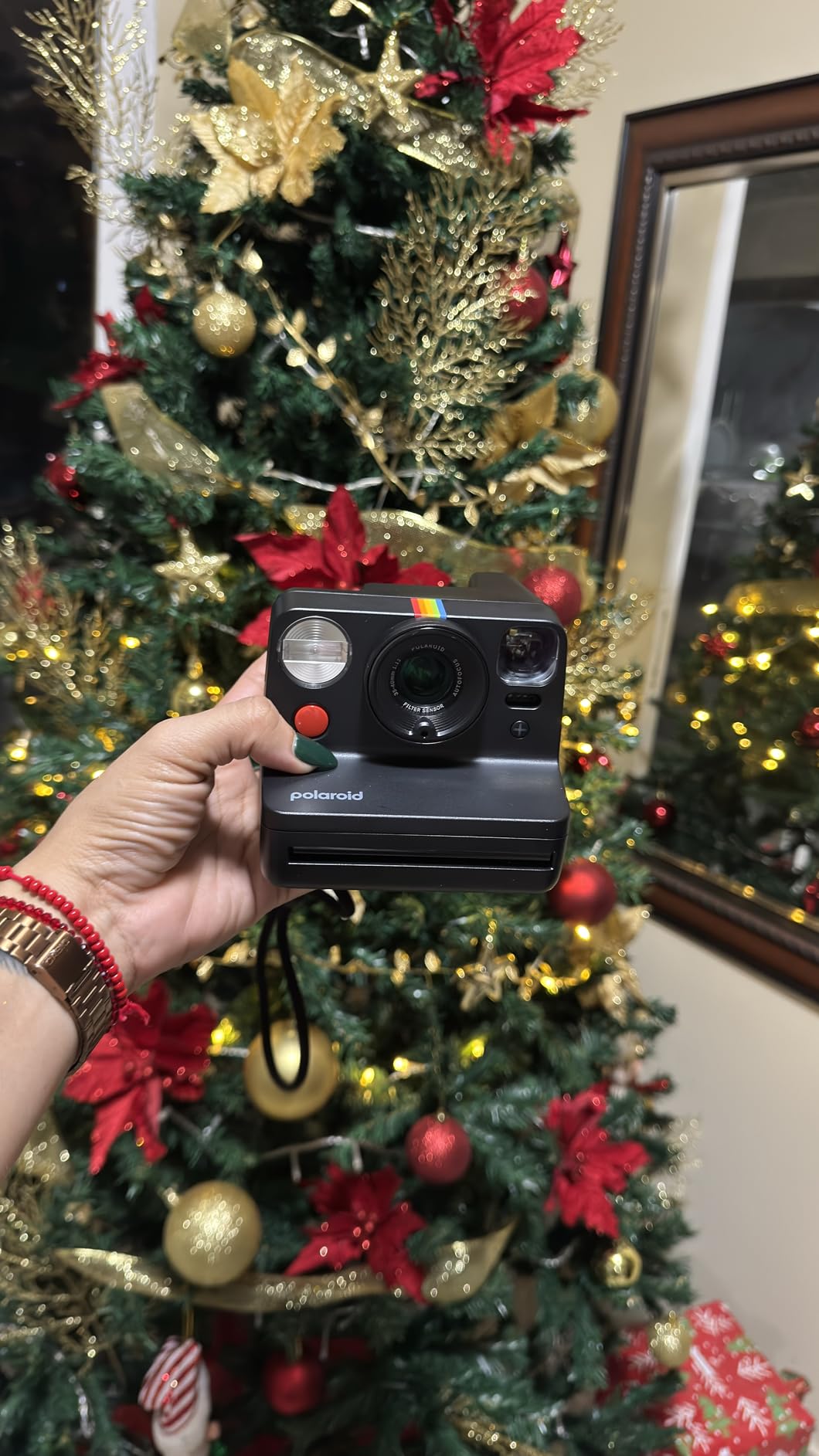 Polaroid Now+ 3rd Generation I-Type Instant Camera + Film Bundle - Now+ Bluetooth App Controlled Black Camera + 16 Color Photos (6562) customer photo 1