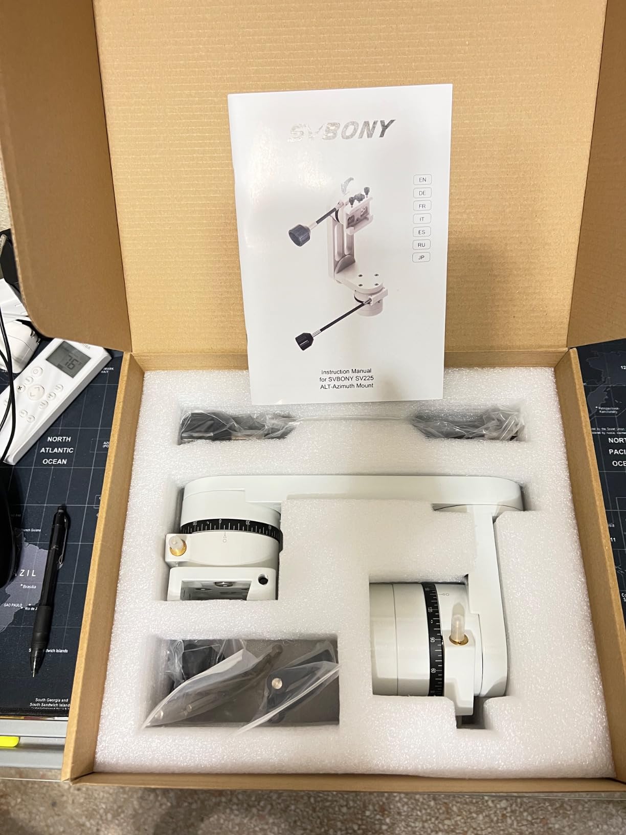 SVBONY SV225 Alt-Azimuth Mount Load-Bearing 10kg and SV225T Astronomical Telescope Tripod, CNC Hollow Structure, Quick Shift Handle Telescope Altazimuth for Astronomical Observation customer photo 1