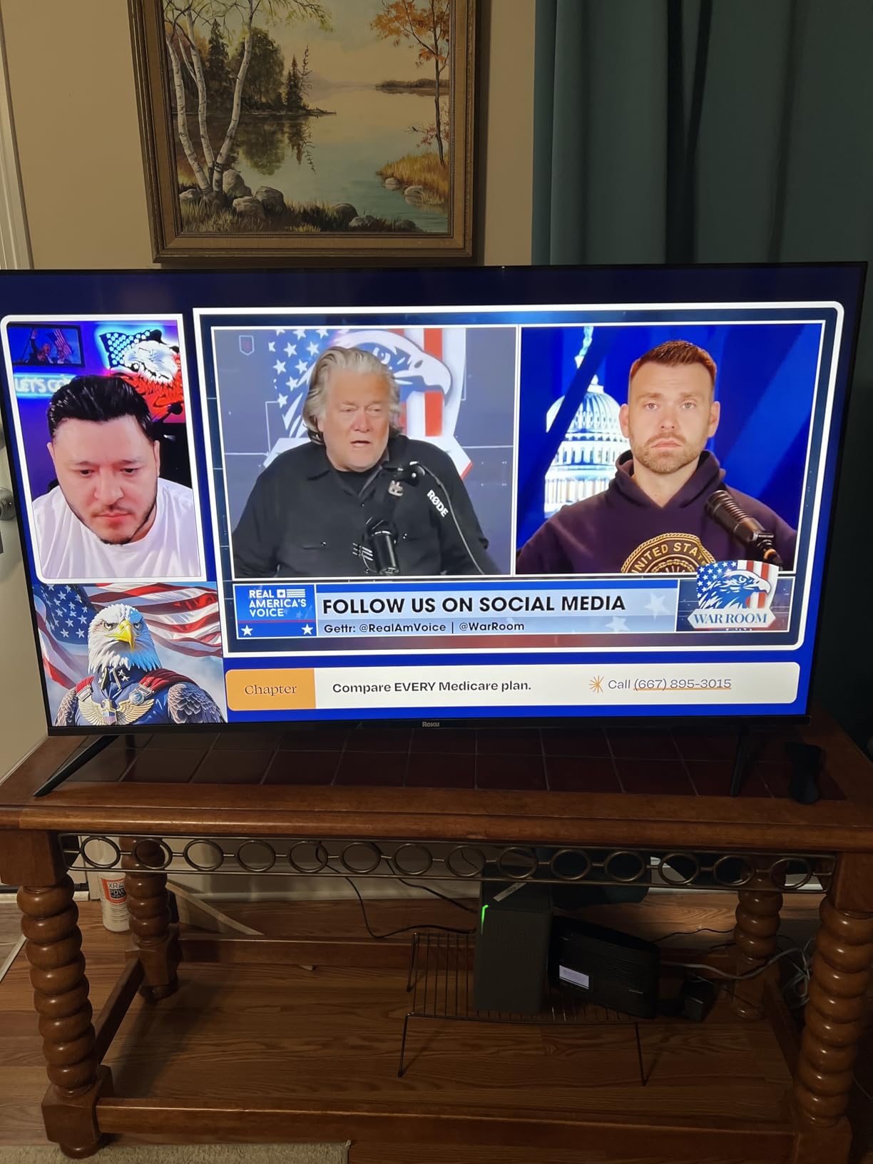 Roku Smart TV - 50-Inch Select Series, 4K HDR TV - RokuTV with Enhanced Voice Remote - Flat Screen LED Television with Wi-Fi for Streaming Live Local News, Sports, Family Entertainment customer photo 2