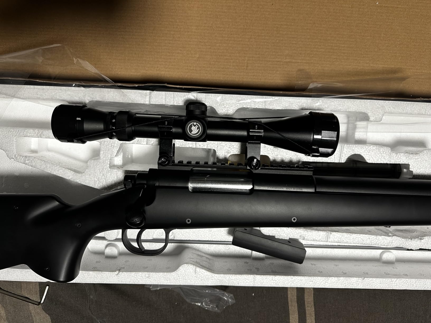 Aluminum-Steel M61 Airsoft Sniper Rifle with Adjustable Magnified Aluminum Scope - Bolt Action Powerful Spring Airsoft Gun for Extreme Power & Accurate Sniping with 0.20g 6mm BBS Ammo customer photo 2