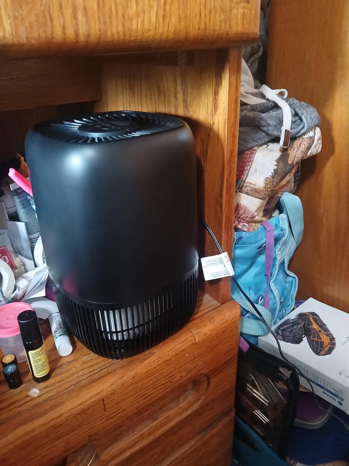 Air Purifiers for Home with H13 Quiet HEPA Filter Up to 1076 Feet² for Pet Hair, Odors, Pollen, Smoke, Compact Air Cleaner with 3 Speeds, Timer, Aroma Quiet 360°Intake Filter, White customer photo 1