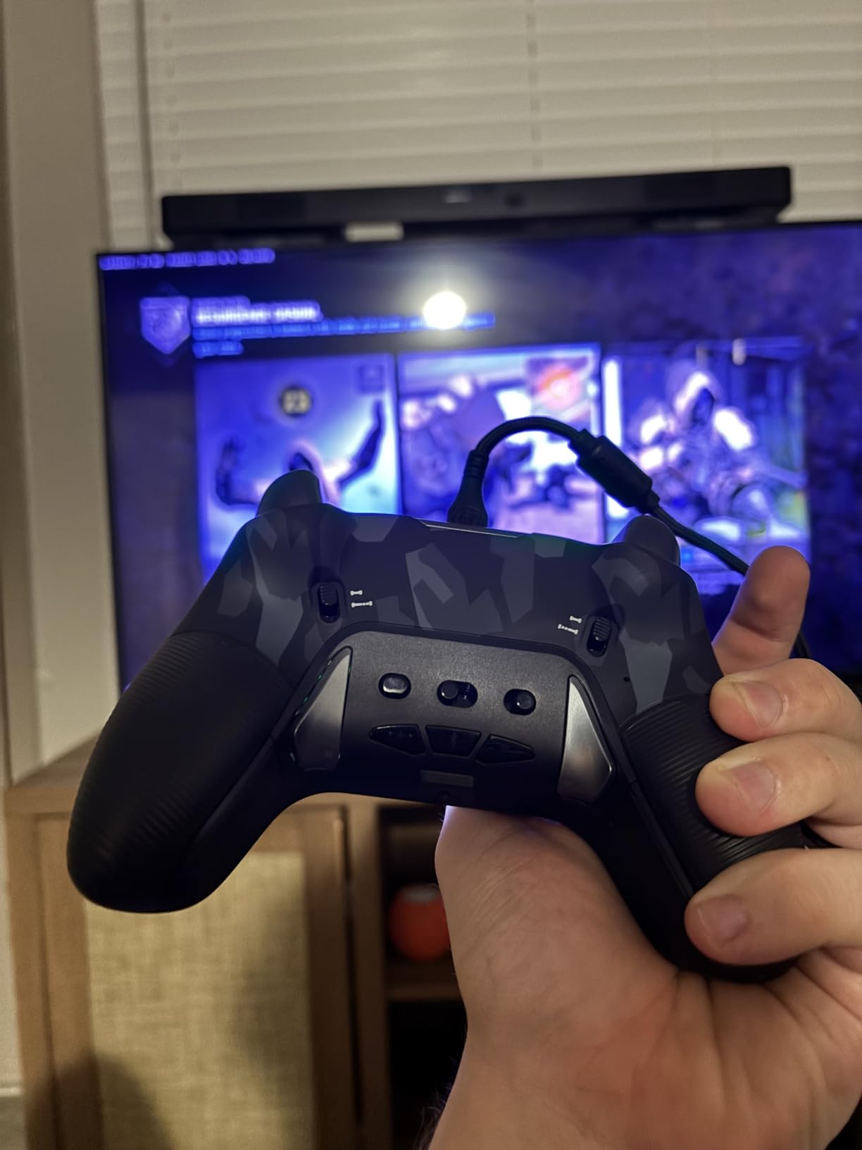 NACON Revolution 5 Pro Officially Licensed PlayStation Wireless Gaming Controller for PS5 / PS4 / PC - Hall Effect, Trigger Stops, Mappable Buttons, Bluetooth Audio - Arctic Camo customer photo 2