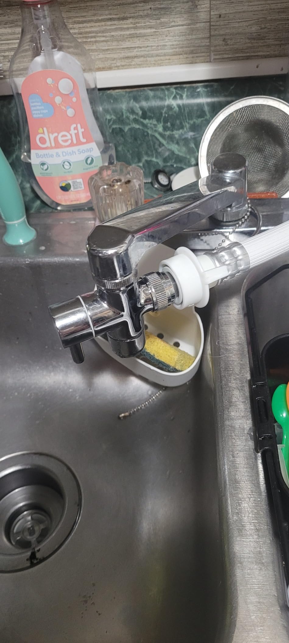 COMFEE' Portable Mini Dishwasher Countertop with 1.32Gal Built-in Water Tank for Apartments& RVs, No Hookup Needed, 6 Programs, 360° Dual Spray, 162℉ High-Temp& Air-Dry Function customer photo 2