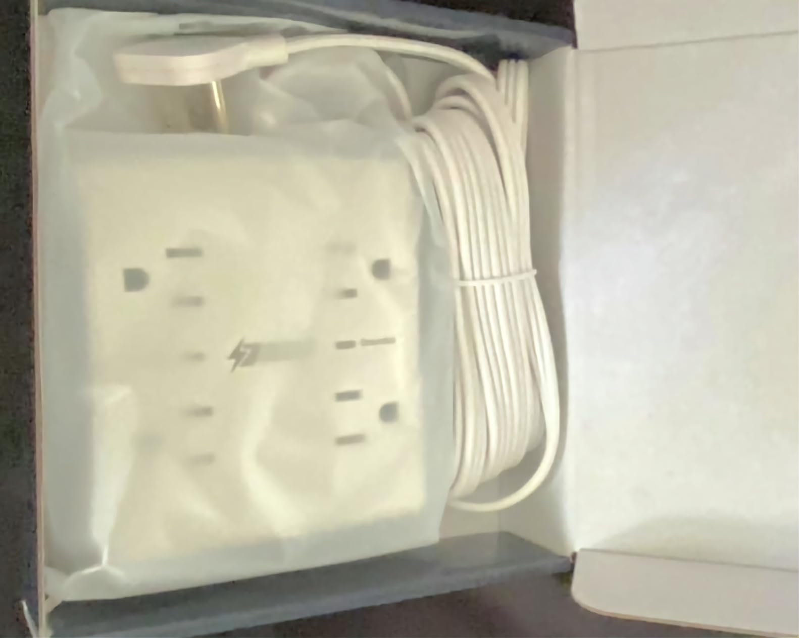 10Ft Extension Cord with Multiple Outlets, Flat Plug Surge Protector Power Strip 10 Ft Long Cord, 8 Outlets & 4 USB Ports (2 USB C), Desk Charging Station for Home Office, College Dorm Room Essentials customer photo 2