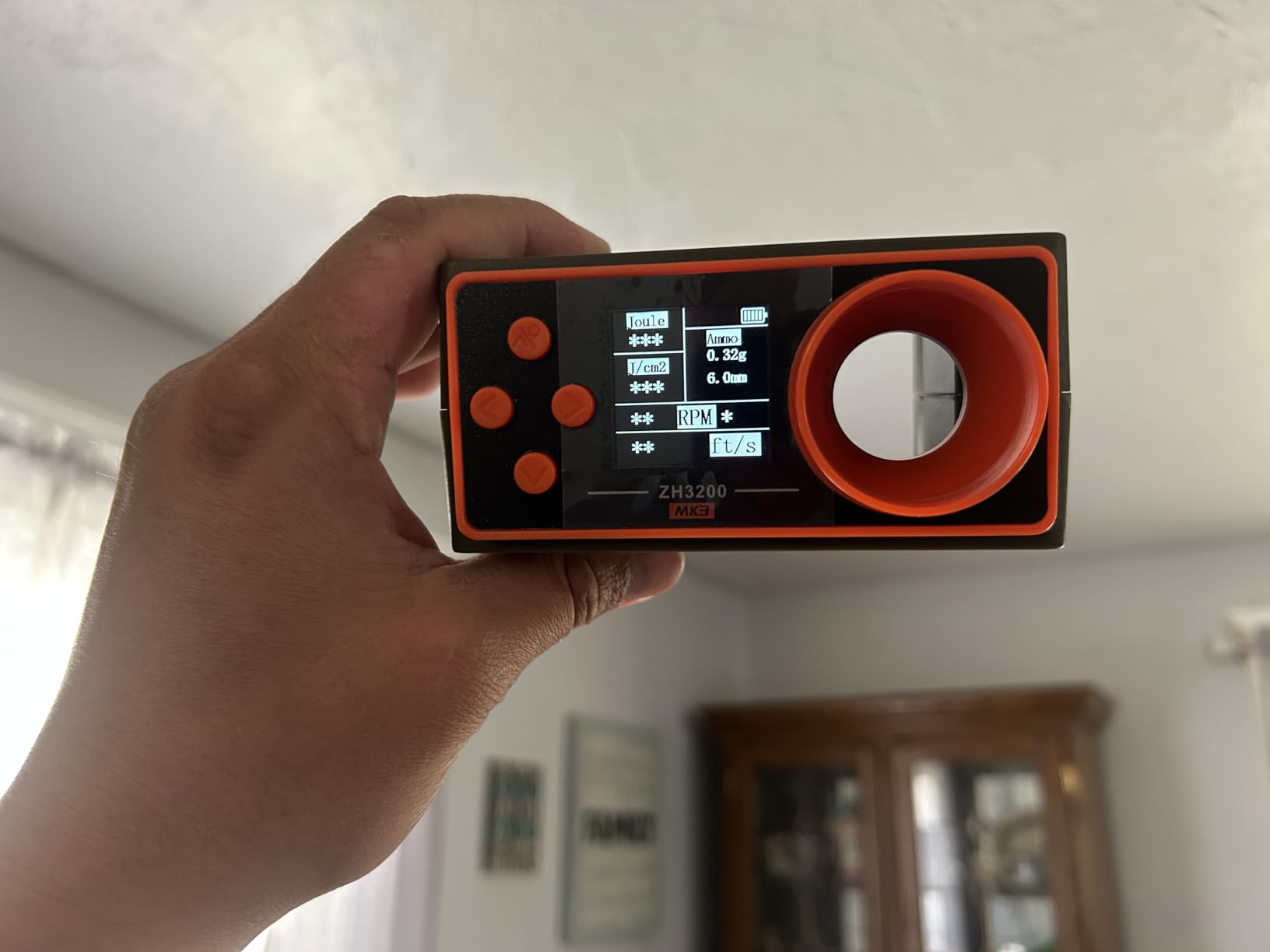 ZOHAN Upgrated Airsoft Chronograph, Airsoft Gun Speed Tester, BBS Paintball Chronograph Shooting, Precise Readings, Simple Set Up, 4 Adjustable Parameters customer photo 2