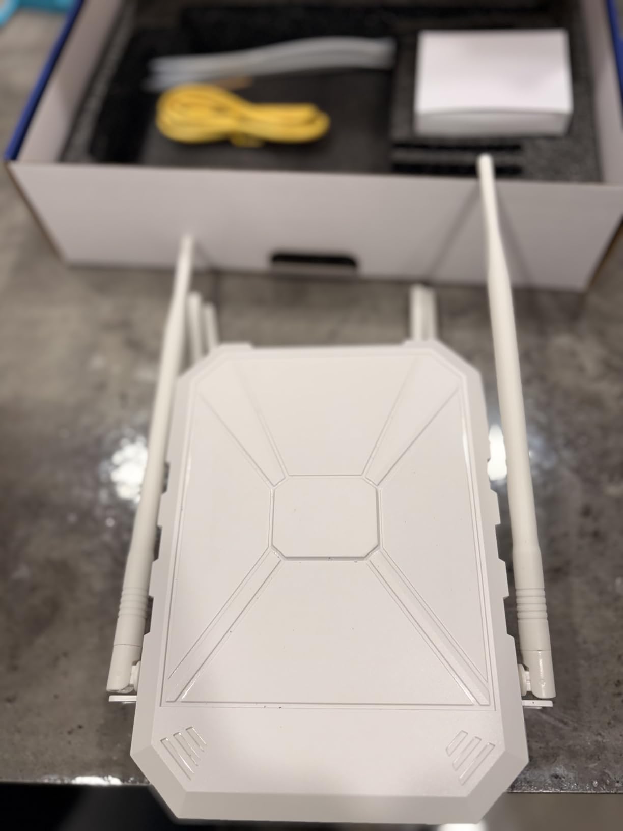 AX1800 Outdoor WiFi 6 Extender, High Power Outdoor WiFi Extender Signal Booster, Long Range Outdoor WiFi Access Point, IP67 Weatherproof, PoE Power Supply, for Starlink, Cameras, Patio, Camping,RV customer photo 1