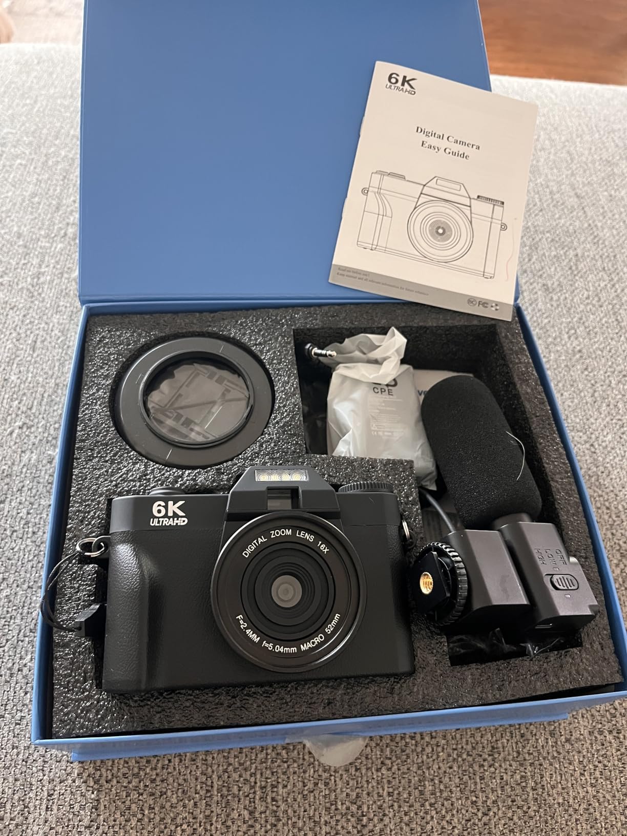 Yatao Digital Cameras for Photography and Vlogging, 6K 64MP Flip Screen, Dual Lens, Microphone for Video, 64GB TF Card, Compact Photo WiFi Camera for YouTube Kit Travel, Beginners customer photo 1