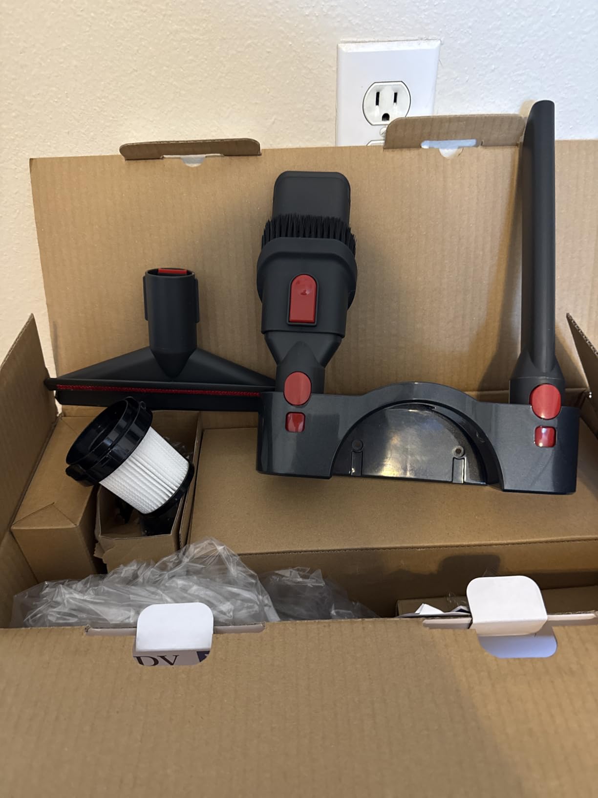 Cordless Vacuum Cleaner, 500W/40Kpa Vacuum Cleaners for Home, 60Mins Stick Vacuum with LED Display, Anti-Tangle & Wall Mount Charging, 8 in 1 Lightweight Vacuum for Hard Floors Carpet Pet Hair customer photo 1