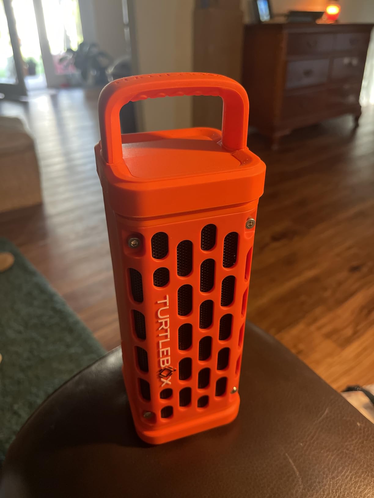 Turtlebox Ranger: Loud! Outdoor Portable Bluetooth 5.4 Speaker | Rugged, Waterproof, Ultra-Portable | Plays to 105db, Deep Bass, Shockproof, Unlimited Pairing for Full Stereo Experience, Tan customer photo 2