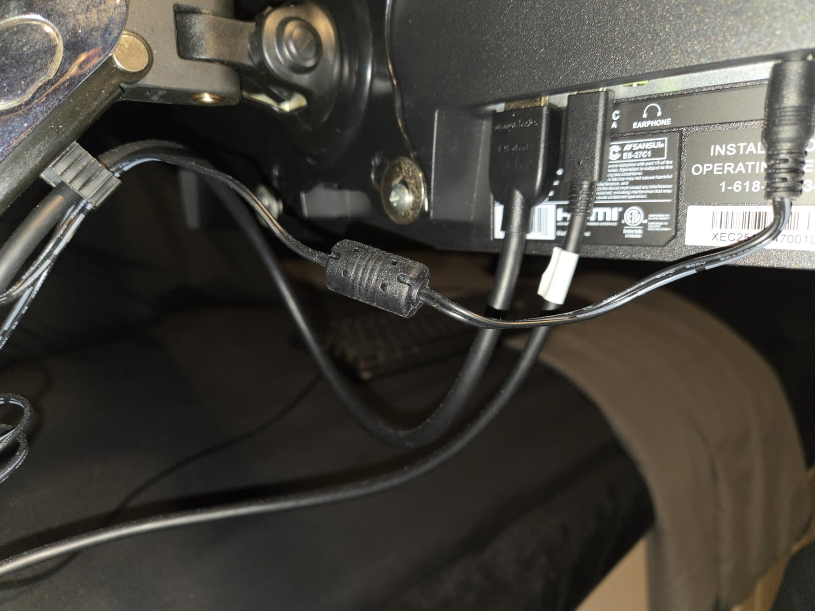 SANSUI 27 Inch WQHD 2560X1440 Curved Gaming Monitor, 180Hz MPRT 1ms Computer Monitor, HDMI2.0 x2, DP1.2 x2, Freesync, Curved 1500R, 5000:1 Contrast Ratio, 120% sRGB, HDR customer photo 2