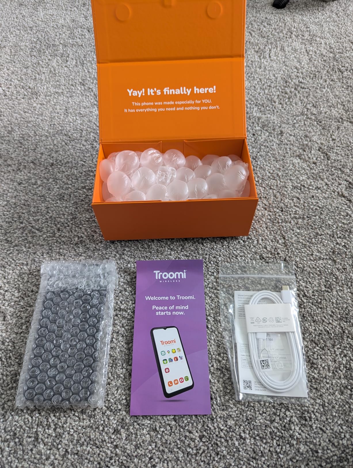 Troomi Safe Phone for Kids (Samsung Galaxy A16) - Parent-Managed Apps, GPS & Text Monitoring customer photo 1