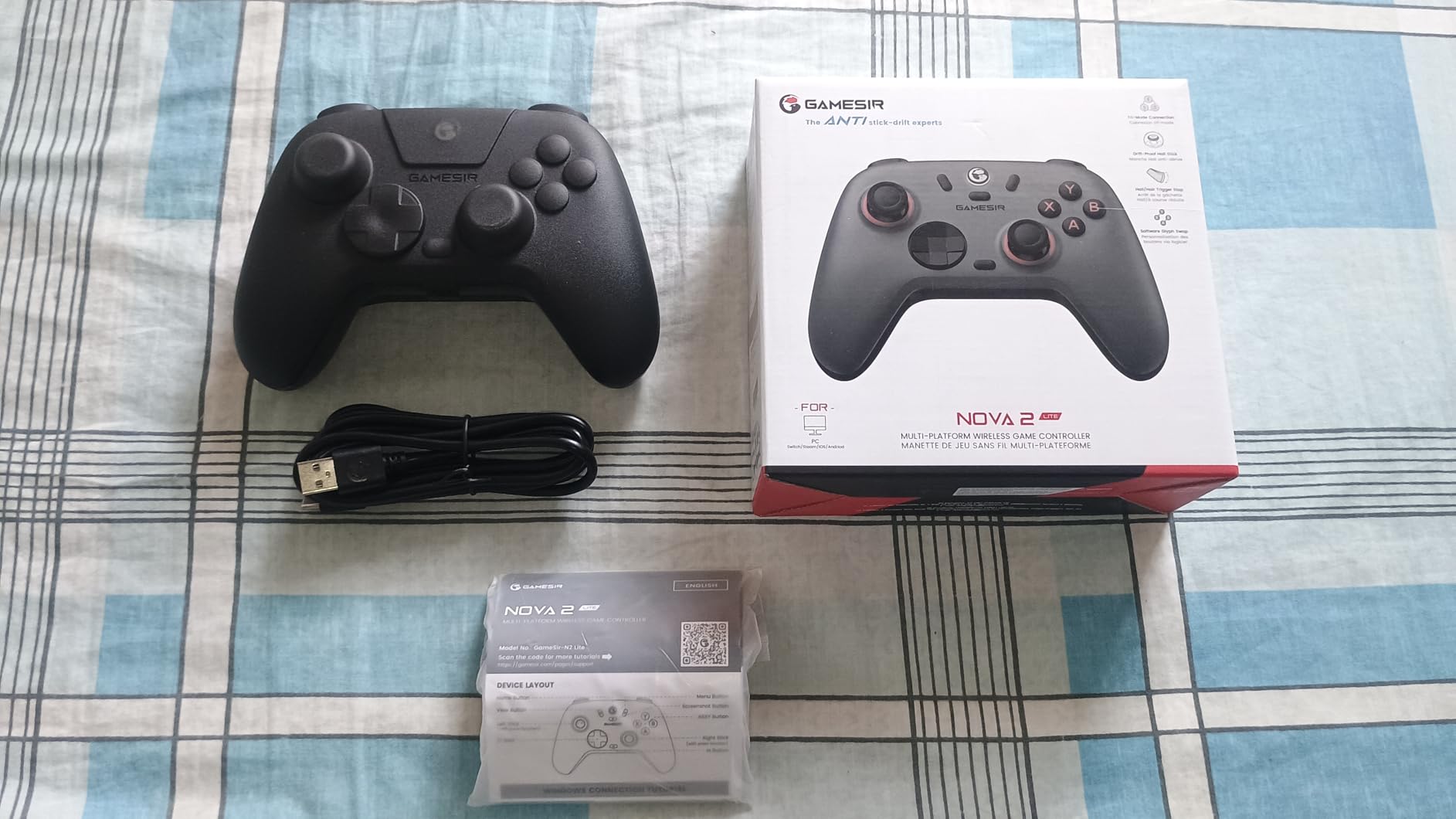 GameSir Nova Lite 2 Wireless PC Controller with Hall Effect Joysticks & Triggers, 2.4G & Wired 1000Hz Polling Rate, Remappable Buttons - Compatible with PC/Switch/Steam/Android (Grey) customer photo 2