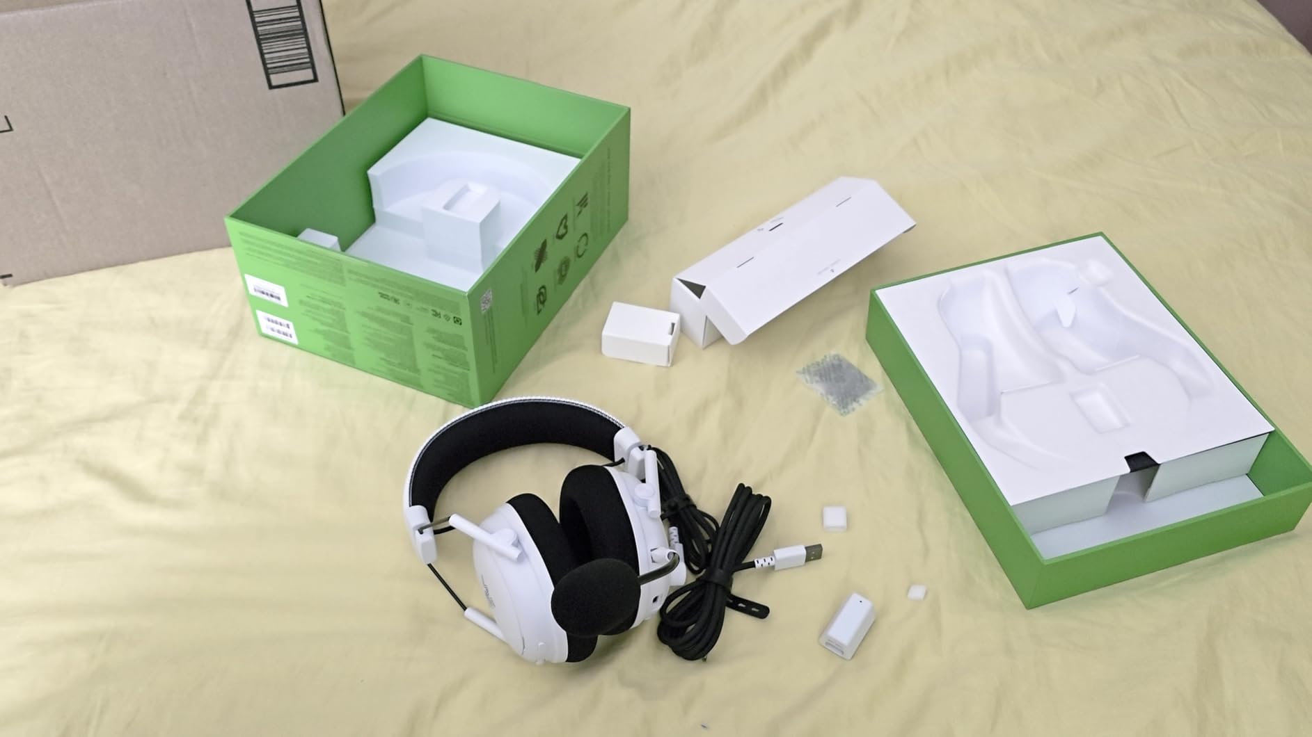 Razer BlackShark V3 Pro Wireless ANC Gaming Headset for PC: Full Band Mic - 50mm Drivers - 2.4 GHz, Bluetooth, USB, 3.5mm - Works with Mac, PS5, Nintendo Switch, Smartphone - 70 Hr Battery - Black customer photo 1