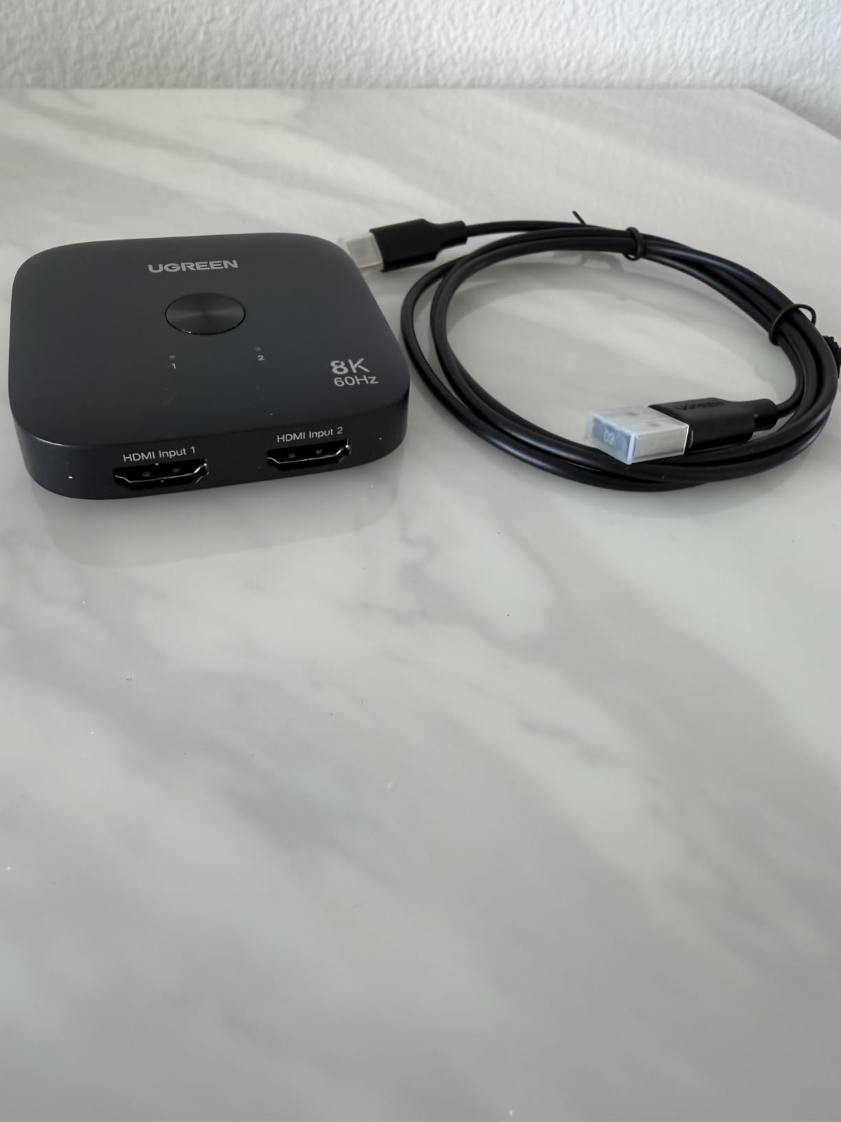 UGREEN HDMI 2.1 Switch 2 in 1 Out 8K@60Hz Ultra HD Supports 4K@240Hz 4K@120Hz VRR HDR10+ Dolby Atmos 48Gbps HDMI Switcher Compatible with Switch/Switch 2 PS5 Xbox Roku Firestick Apple TV customer photo 2