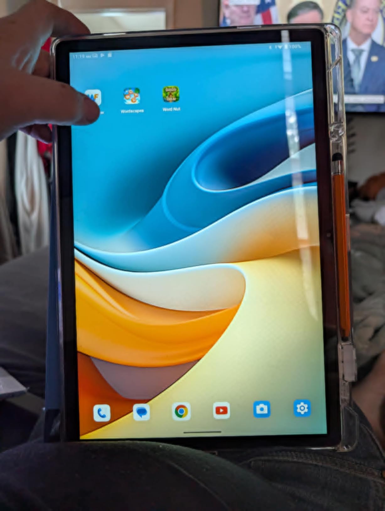 14 inch Large Screen Tablet, Android 15 Tablet 16GB RAM 256GB ROM, 1920 * 1200 IPS FHD Display, Widevine L1, 10000mAh 18W Charging, Wi-Fi & Bluetooth, 4G LTE, with Stand Case & Stylus customer photo 1