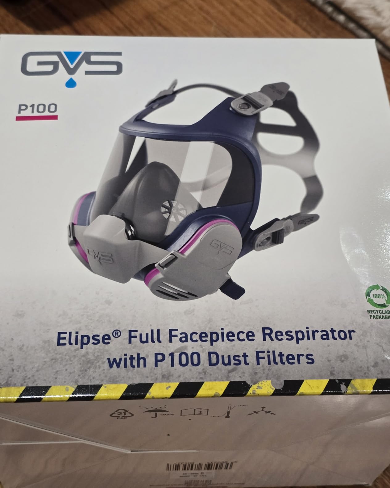 GVS Elipse Full Facepiece Respirator with P100 Replaceable Filters, One Size customer photo 1