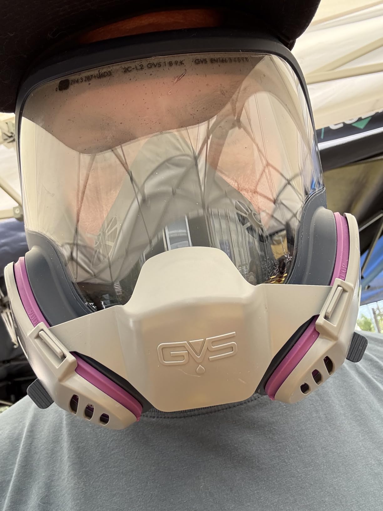 GVS Elipse Full Facepiece Respirator with P100 Replaceable Filters, One Size customer photo 2