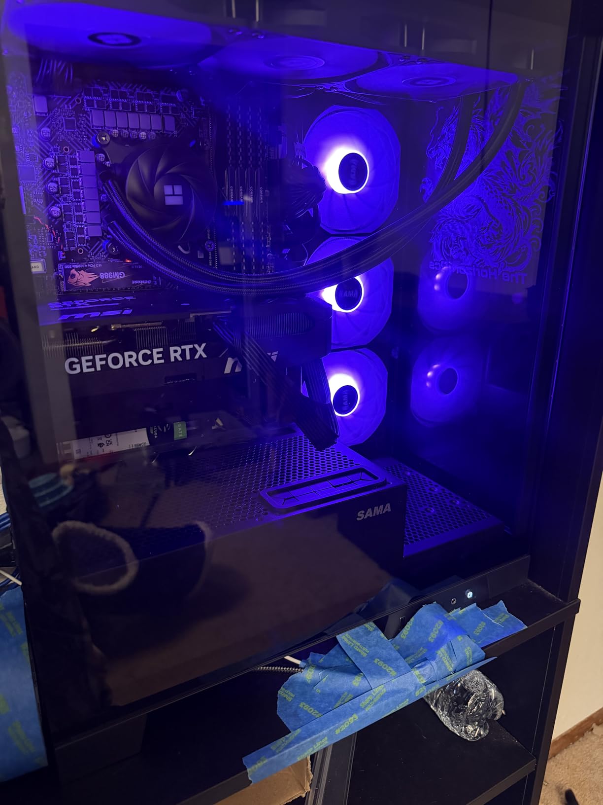 The Horizon Autherium Dragon RGB I9 RTX Gaming PC, 64GB RAM, 5TB High Speed Storage, Core I9 Upto 5.4Ghz, RTX 5070 OC, Windows 11 PRO, 360MM AIO, VR and Gaming Ready customer photo 2