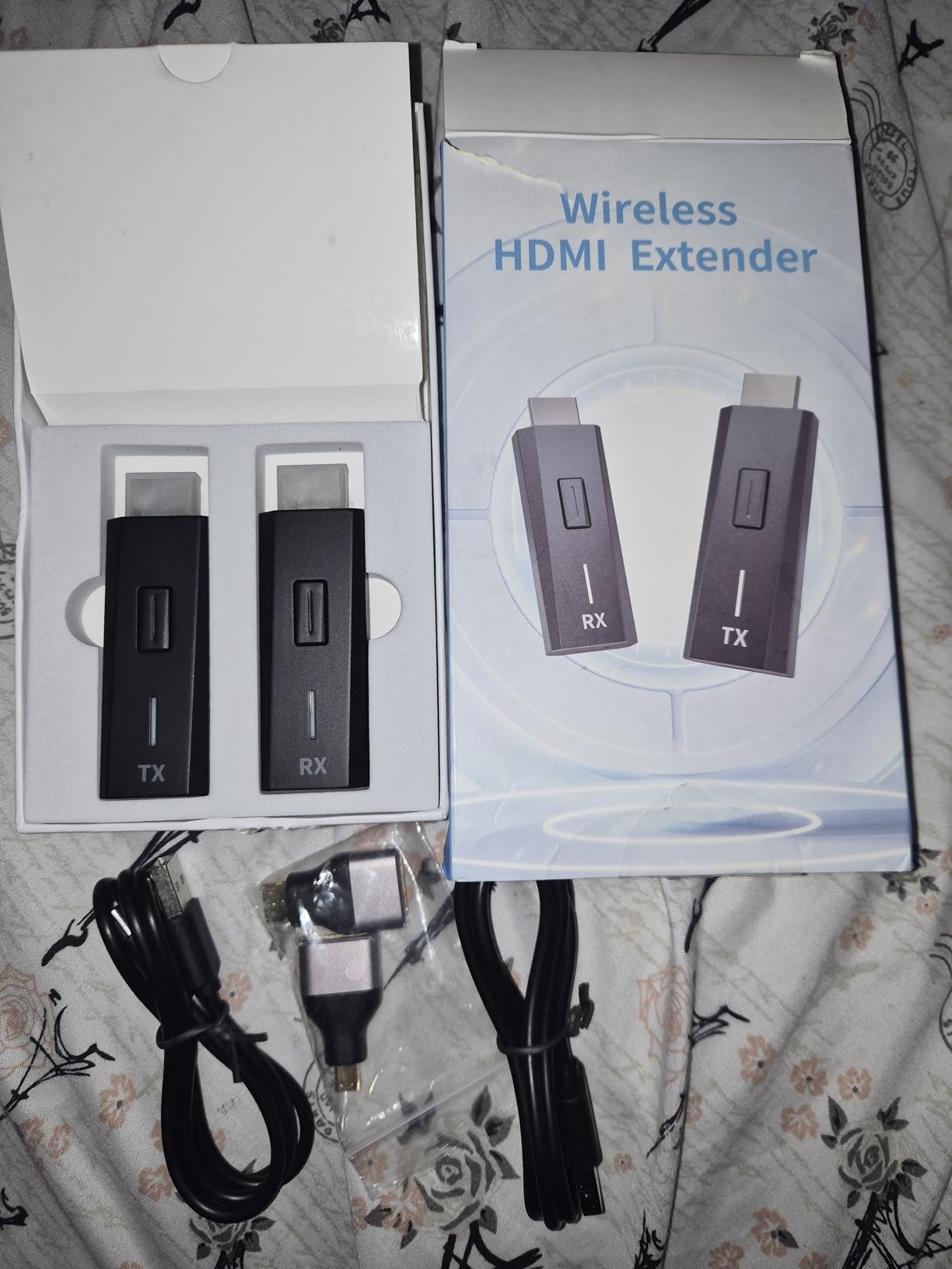 2026 Upgraded Wireless HDMI Transmitter and Receiver 328FT/100M, 4k Decode 1080P Output, Plug & Play Portable 2.4g/5g, Wireless Hdmi Extender Kit to Monitor from Laptop/PC/Projector/TV Box customer photo 1