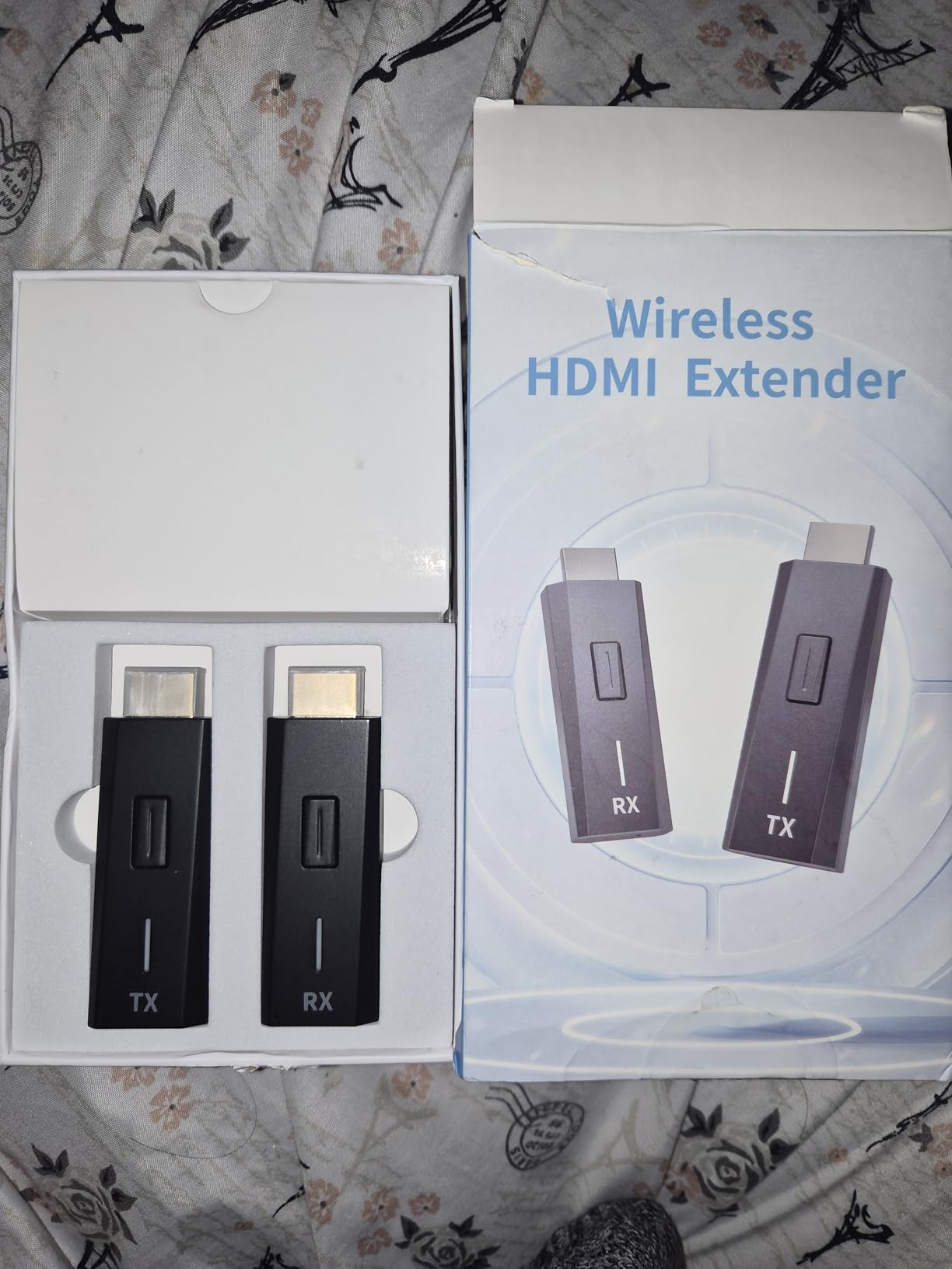 2026 Upgraded Wireless HDMI Transmitter and Receiver 328FT/100M, 4k Decode 1080P Output, Plug & Play Portable 2.4g/5g, Wireless Hdmi Extender Kit to Monitor from Laptop/PC/Projector/TV Box customer photo 2