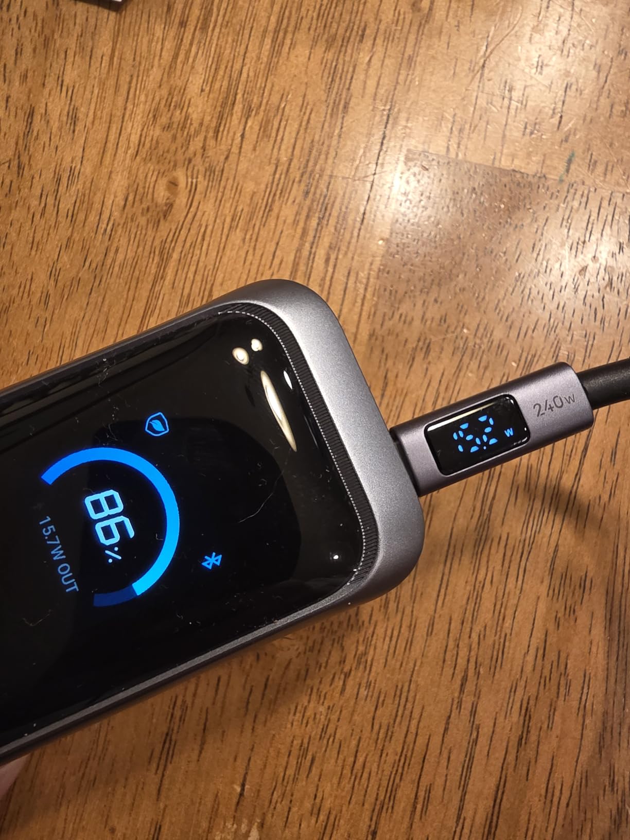 Anker Prime Power Bank, 20,100mAh 3-Port Portable Charger with 220W Max Output, Two-Way Charging, TSA-Approved, App Control, for MacBook, iPhone 17/16 Series, and More (Base Not Included) customer photo 1