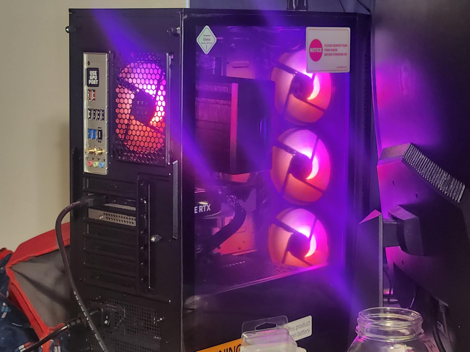 MSI Codex Z2 Gaming Desktop: AMD R7-8700F, GeForce RTX 5060, 32GB DDR5, 1TB m.2 NVMe SSD, USB Type-C, VR-Ready, Windows 11 Home customer photo 2