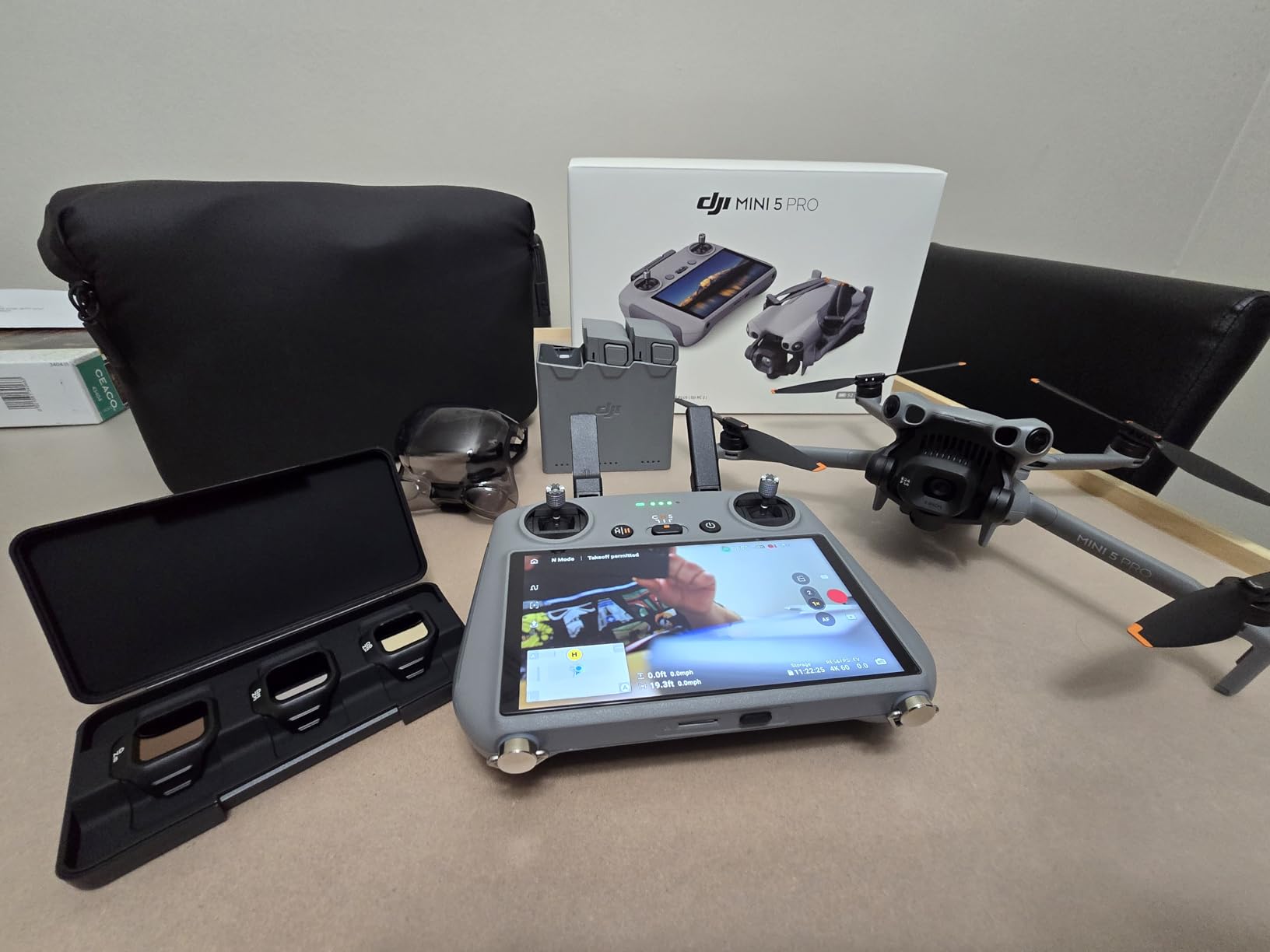 DJI Mini 5 Pro Fly More Combo Plus with DJI RC 2, Drone with Camera, 1-Inch CMOS, 4K Drone for Beginners, Obstacle Sensing, ActiveTrack 360°, 225° Gimbal Rotation, Extended Battery Life customer photo 2