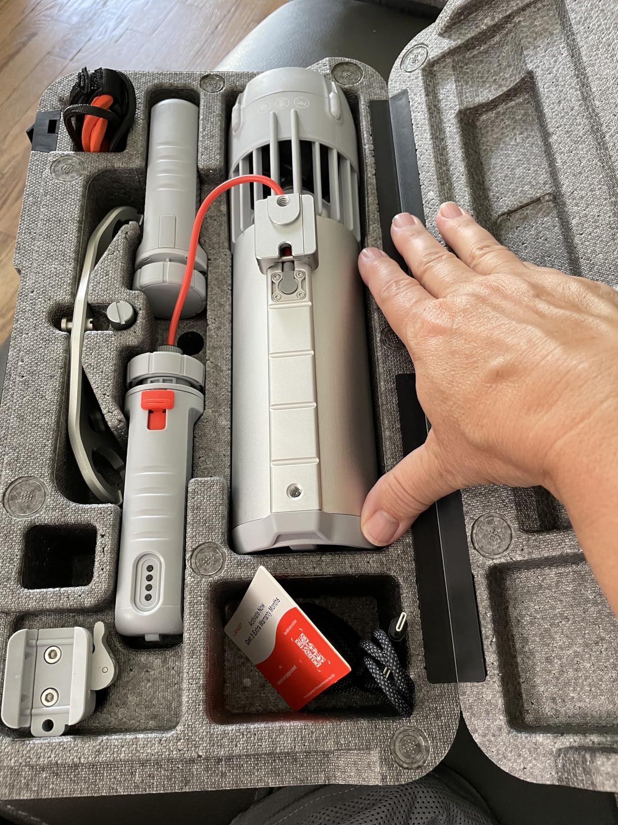 LEFEET P1 Lite Underwater Scooter, 4 Speed Modes Portable Water Scooter for Adults, 60 Min Runtime, 200ft Depth with Camera Mount, Sea Scooter for Snorkeling, Swimming Pool Scuba, Diving customer photo 1