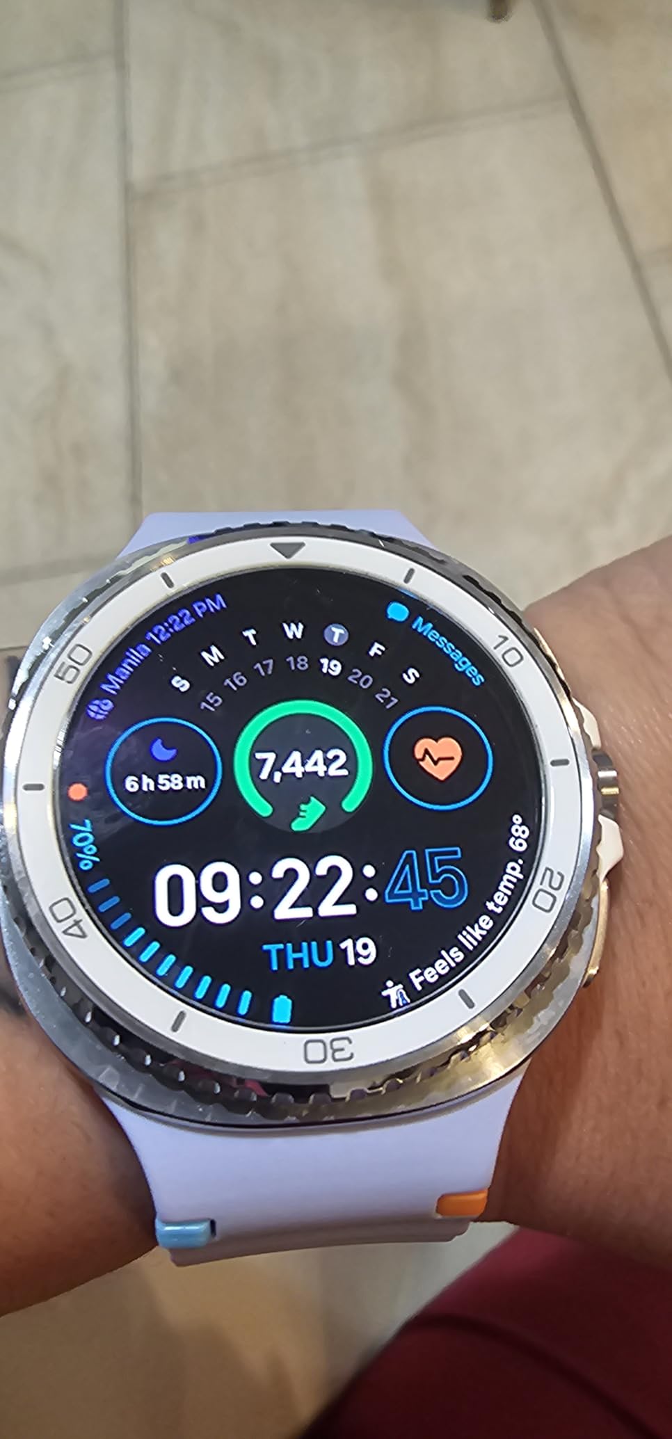 Galaxy Watch 8 Classic (2025) 46mm Bluetooth Smartwatch, Cushion Design, Rotating Bezel, Quick Button, Sleep Coaching, Running Coach, Energy Score, Black [US Version, 2 Yr Warranty] customer photo 1