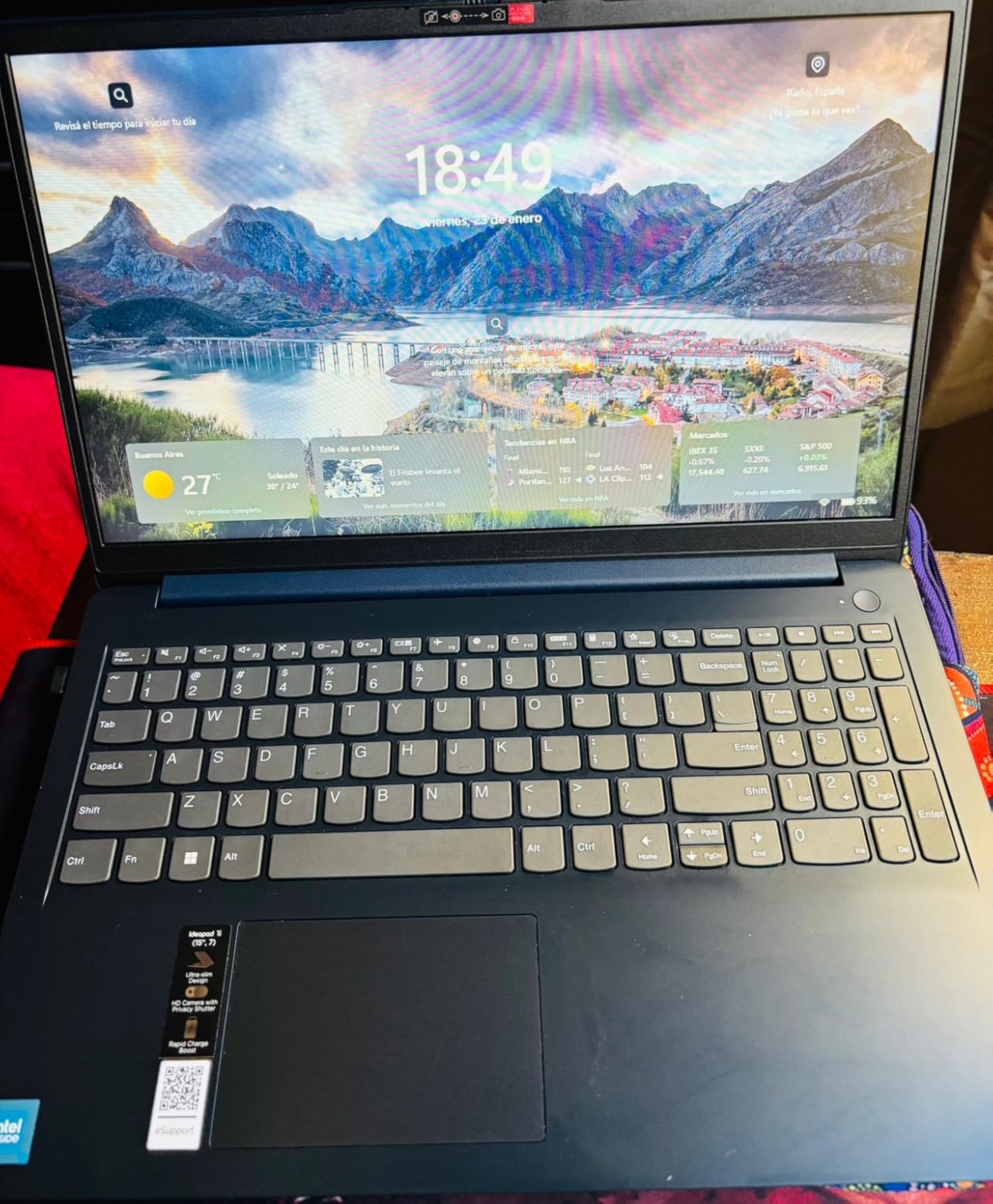 Lenovo IdeaPad 1i Laptop with Office 365 Home and Business, 128GB SSD, 4GB RAM, Intel Core, 14 Anti-Glare Screen, WiFi-6, 11HR Battery, Windows 11 no Mouse customer photo 1