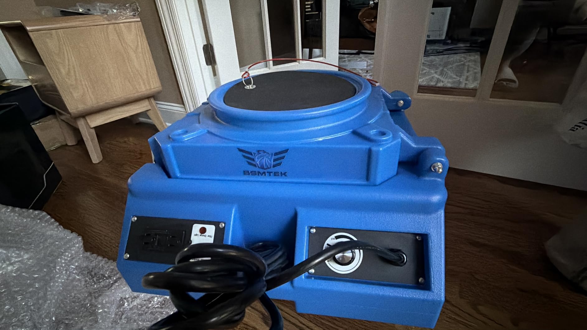 Air Scrubber with 3 Stage Filtration, 550CFM HEPA Air Scrubber Commercial Industrial Grade, Heavy Duty Air Cleaner with MERV-10 Filter, HEPA/Activated Carbon Filter customer photo 2