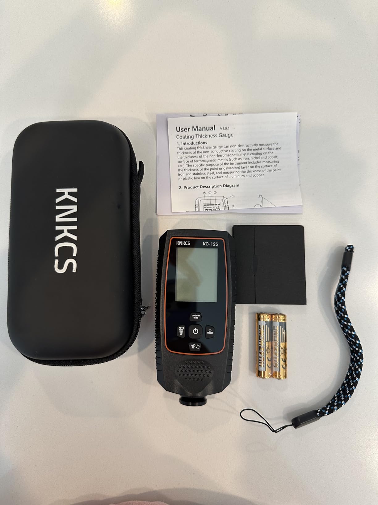 Paint Thickness Gauge for Cars - Accurate Mil Thickness Gauge for Iron/Aluminum/zinc Car Body Filler Tester for Used Car Buyers & Auto Body Shops, with Rotating Screen & Continuous Measurement customer photo 1