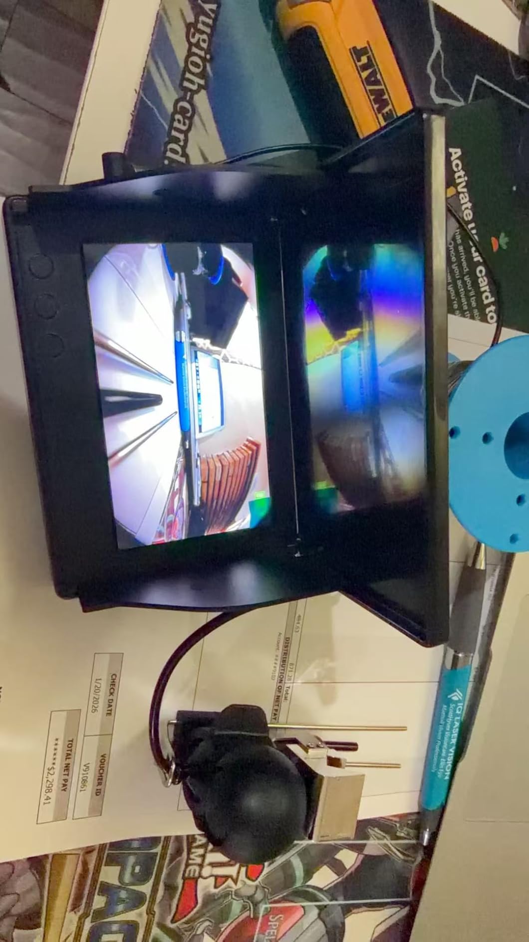 FOURQ Underwater Fishing Camera,Fishing Camera with Infrared Night Vision Light, Portable Fish Finder with 100ft Cable, 4.3 Inch LCD and Upgraded HD Lens for Ice Lake Boat Kayak Fishing customer photo 2