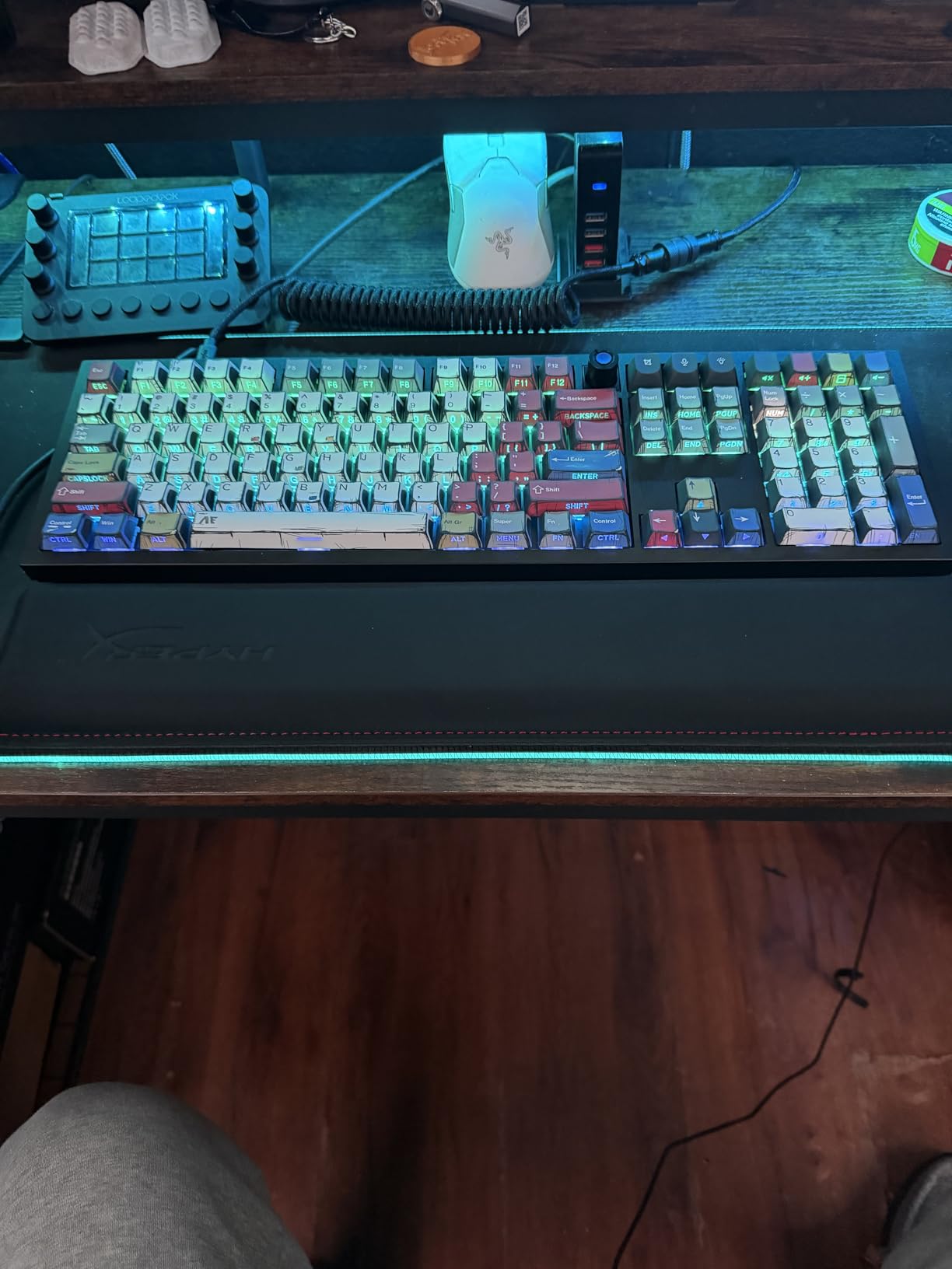 Q6 HE Wired Hall Effect Keyboard, Rapid Trigger Magnetic Switch Keyboard Hot Swappable, 8000 Hz Polling Rate Full-Size Layout Aluminum, Custom RGB for Mac Windows Linux - Black customer photo 2