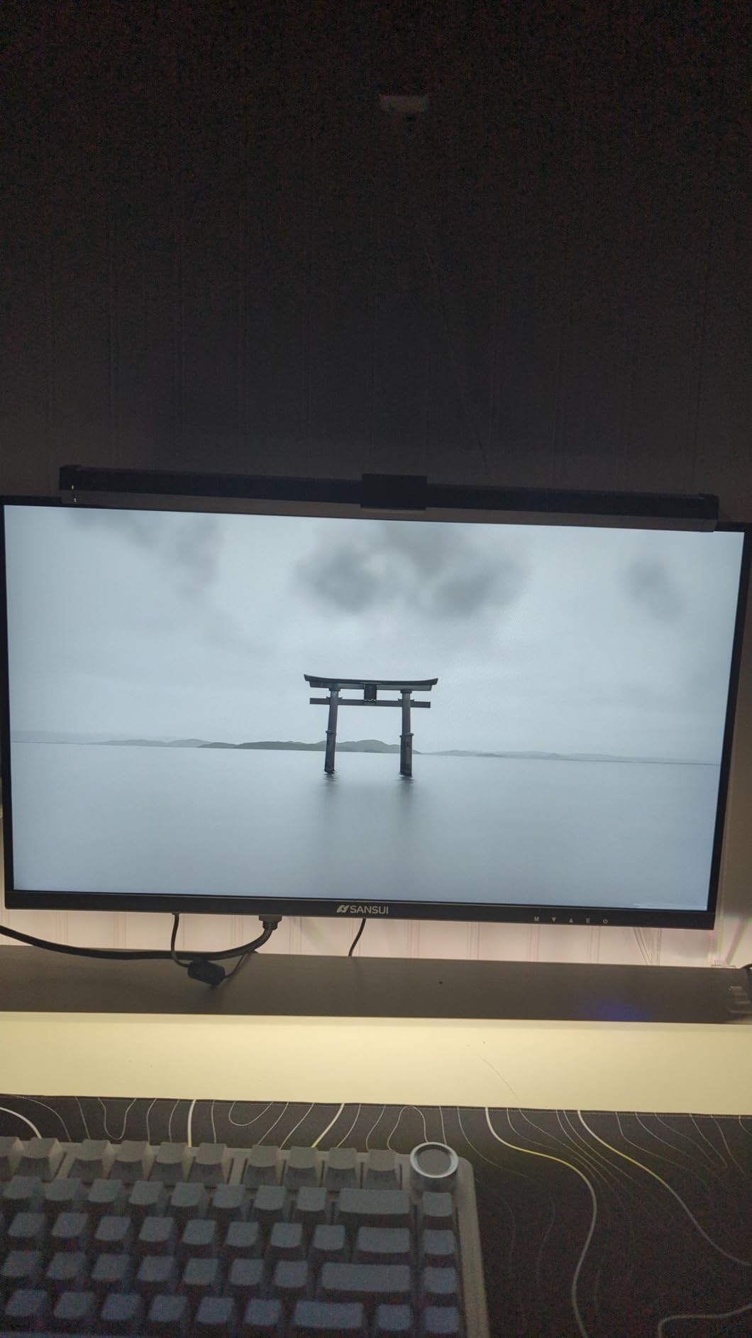 SANSUI Gaming Monitor, 24 Inch 180Hz, FHD 1080P 1ms 110% sRGB Computer Monitor, HDMI DP Ports VESA Support for Game Office (HDMI Cable Included) customer photo 2