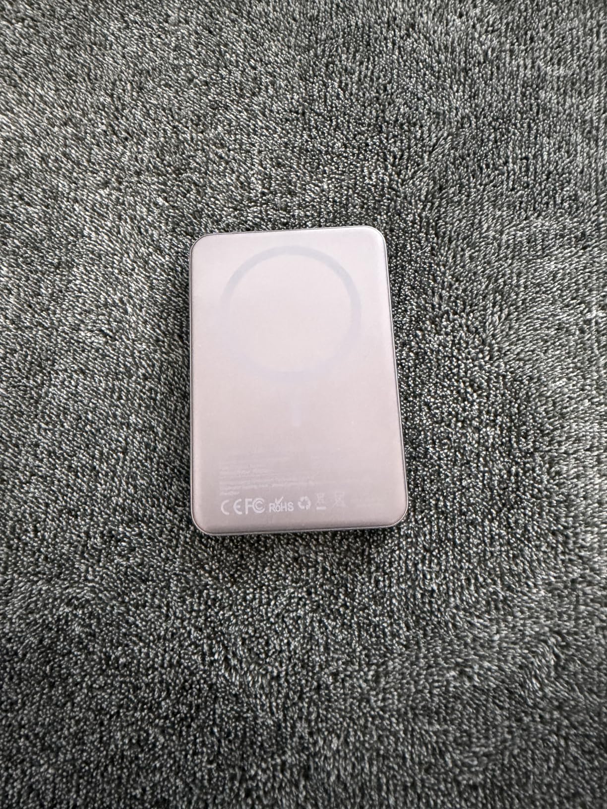 for Magsafe Portable Charger,5000mAh Slim Wireless Magnetic Power Bank with USB C Charging,Travel Essential for Magsafe Battery Pack Compatible with iPhone 17/16/15/14/13/12 Series,Graphite Gray customer photo 1